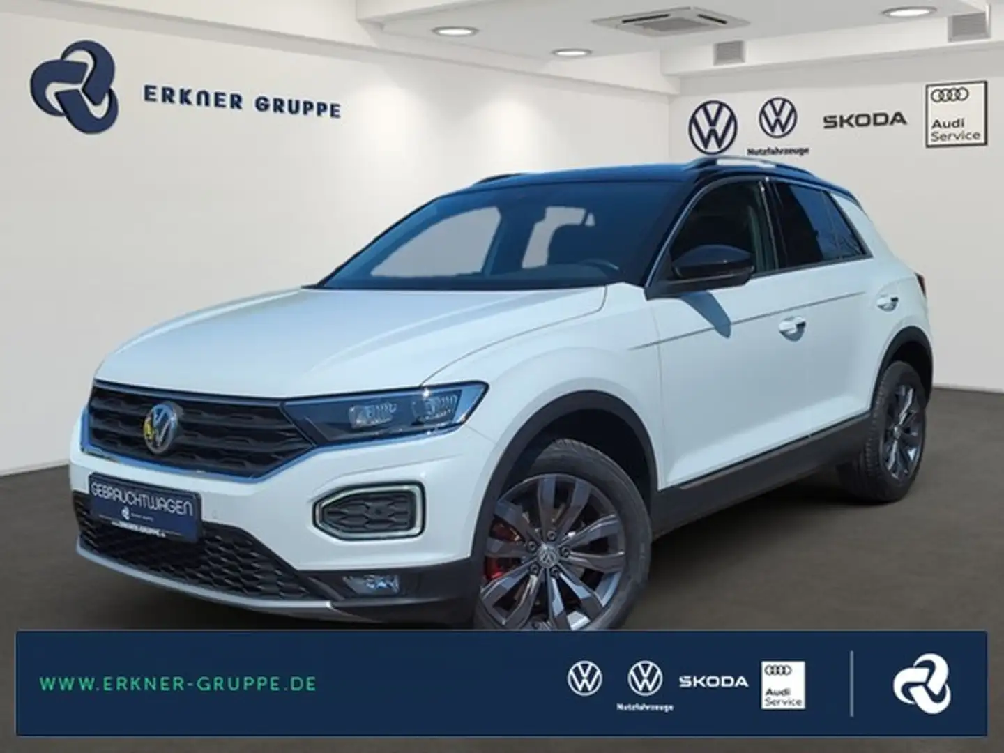 Volkswagen T-Roc 1.5TSI DSG Sport LED+ACC+NAVI+KAMERA+++ Blanc - 1