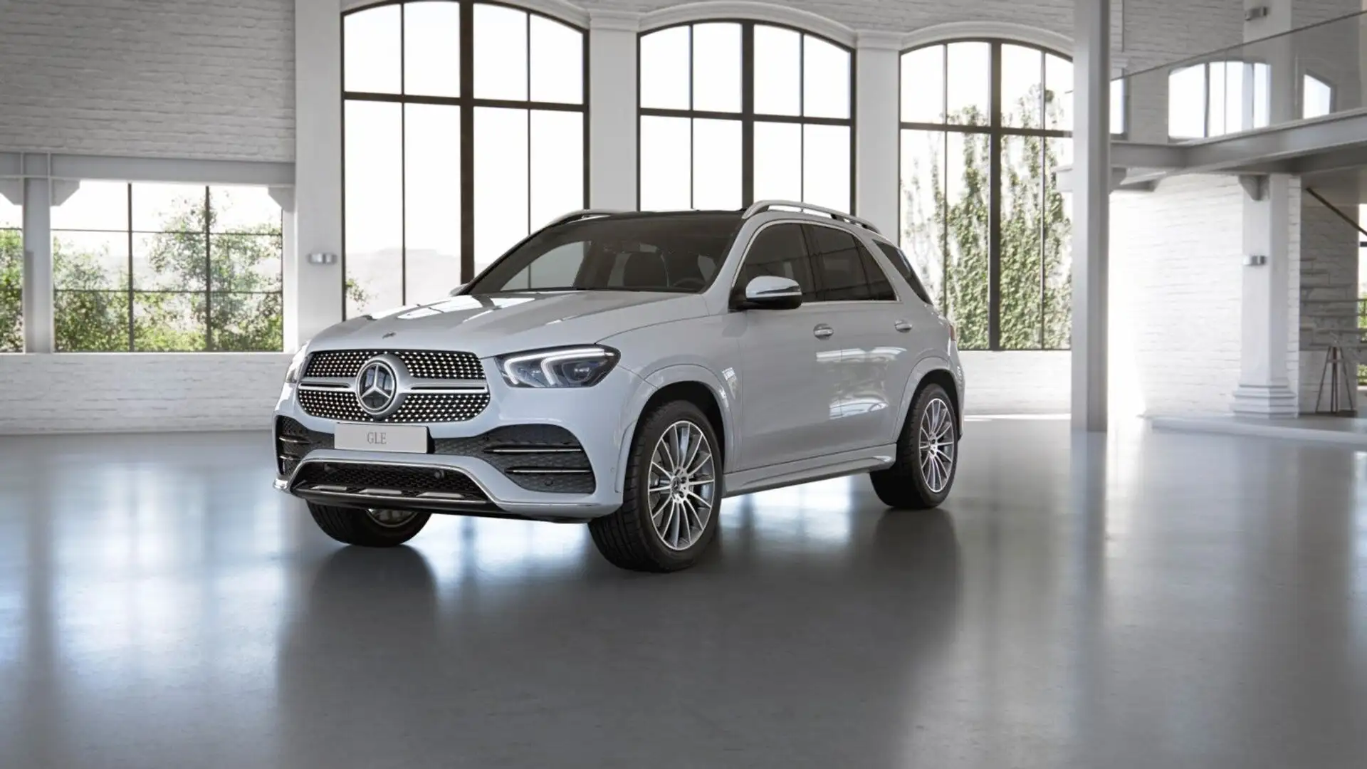 Mercedes-Benz GLE 450 4M AMG 7Sitzer*E-Active*3xTV*Massage*AHK Weiß - 1