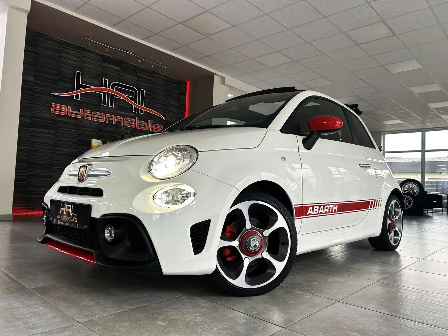 Abarth 595C Abarth   Cabrio Weiß - 1