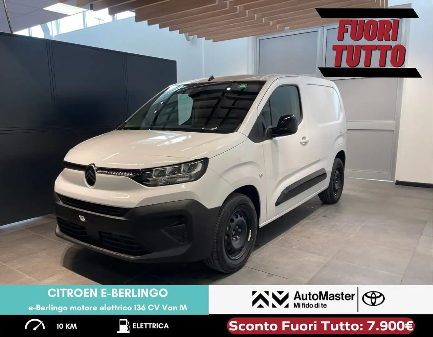 Citroen E-Berlingo e-Berlingo motore elettrico 136 CV Van Bianco - 1