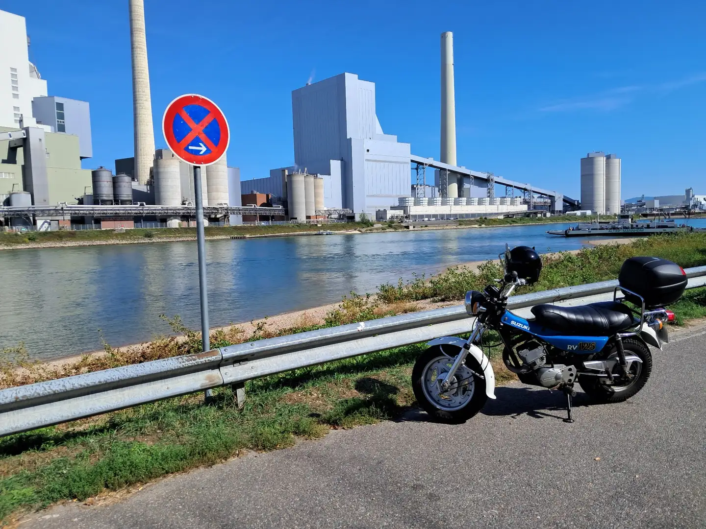 Suzuki RV 125 Blauw - 2