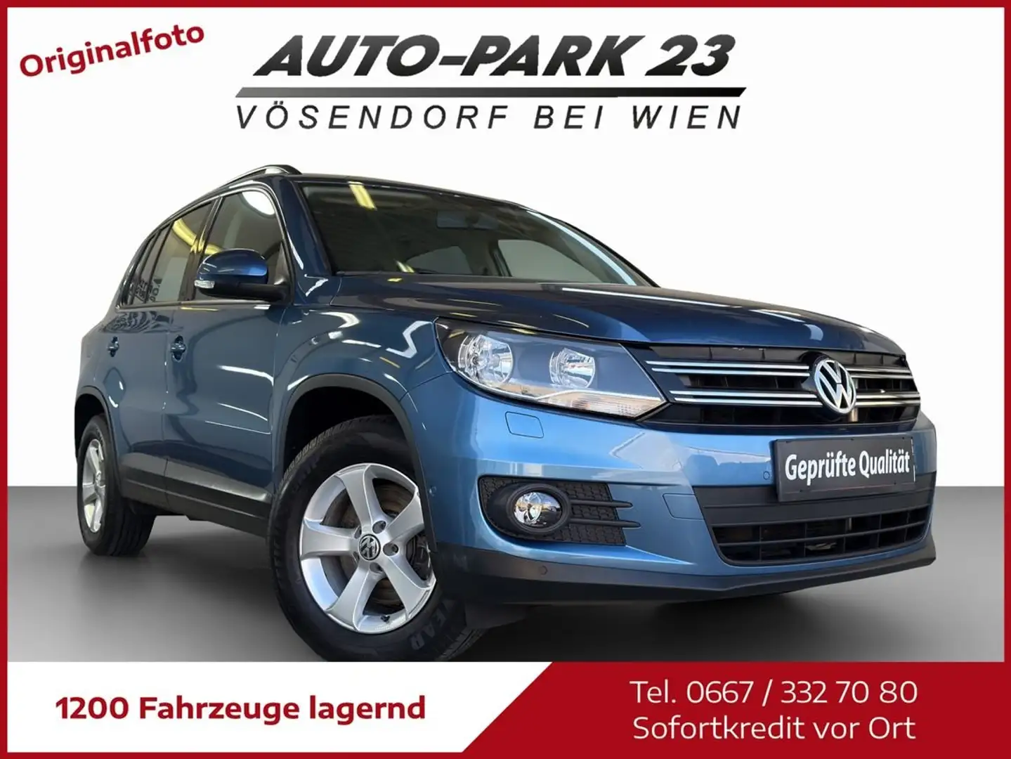 Volkswagen Tiguan TIGUAN 2,0 TDI SCR*1JAHR-GARANTIE**MOD2017 Blau - 1