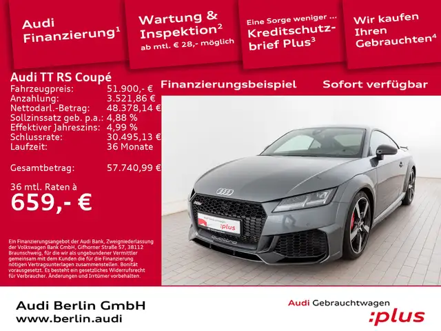 Audi TT RS S tr. VIRTUAL LED SITZHZG PDC NAVI