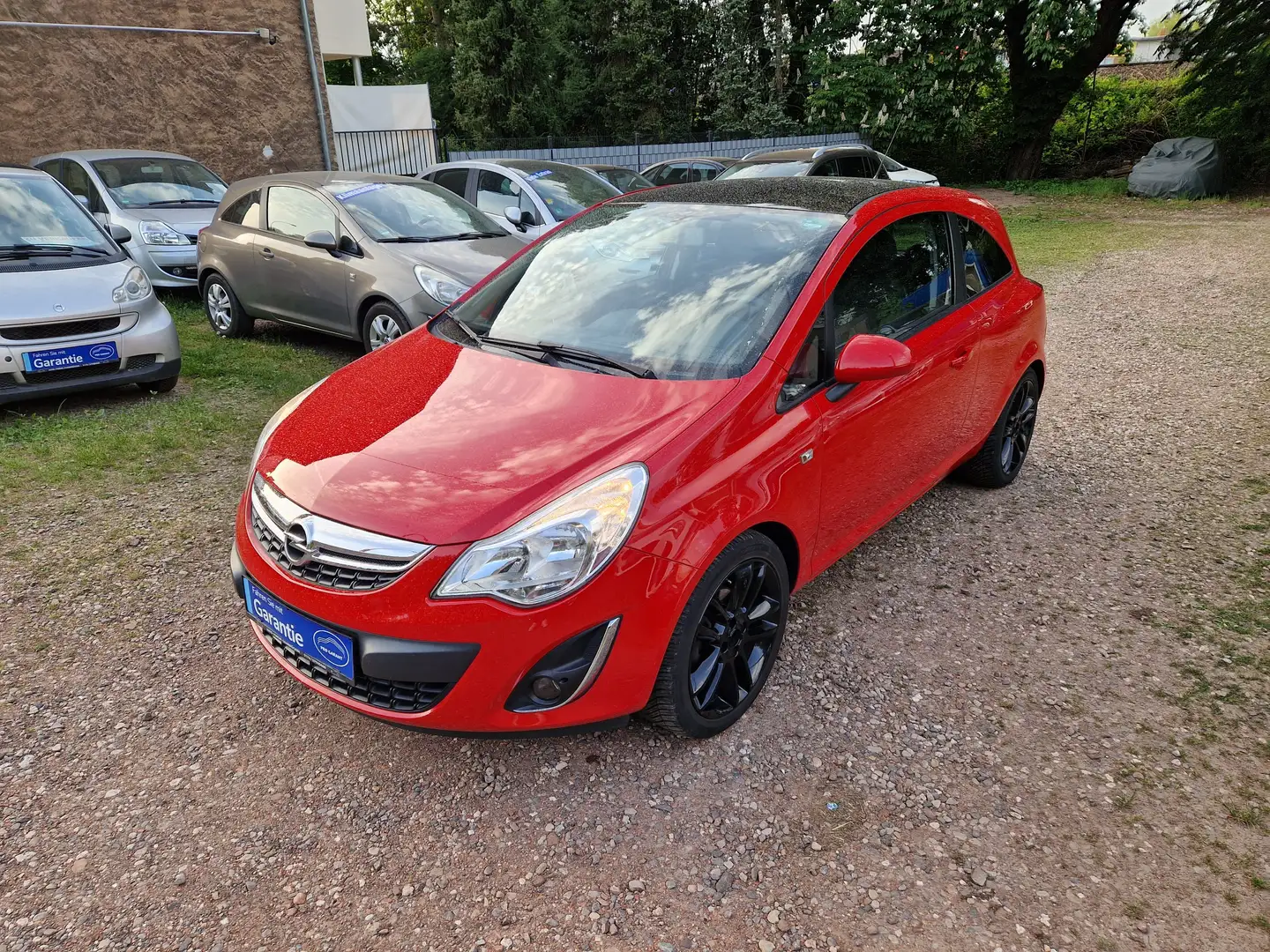 Opel Corsa D 1.4 Klimatro 86Tkm Sitzhzg ESP 17" Tempom PDC Rot - 1