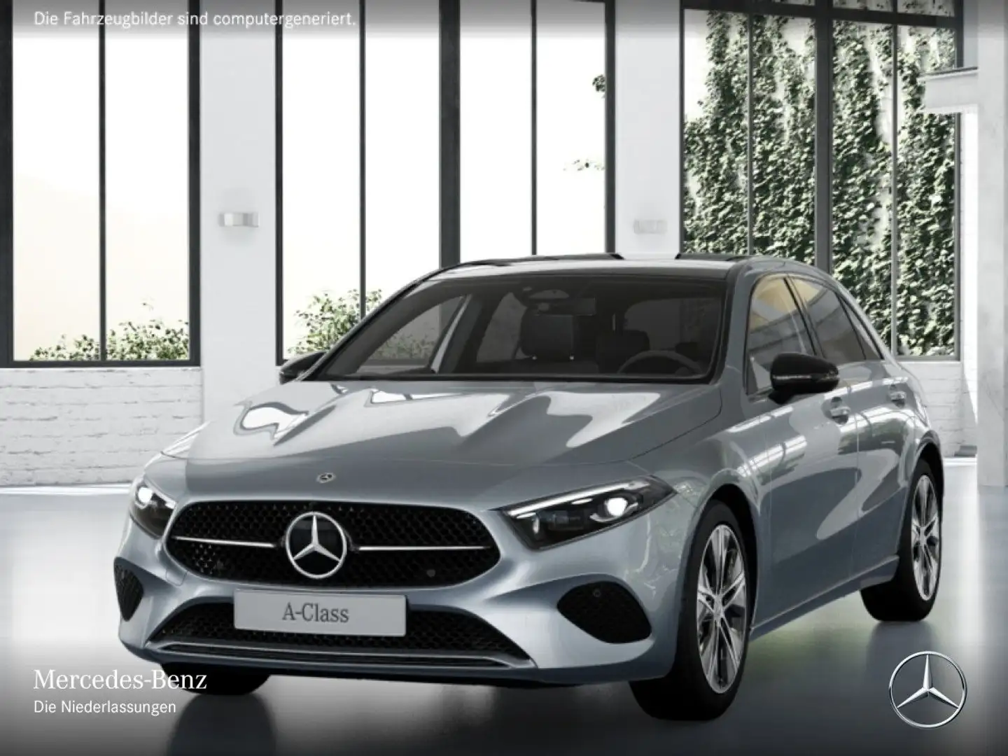 Mercedes-Benz A 200 d PROGRESSIVE+NIGHT+PANO+MULTIBEAM+KAMERA+8G Silber - 2