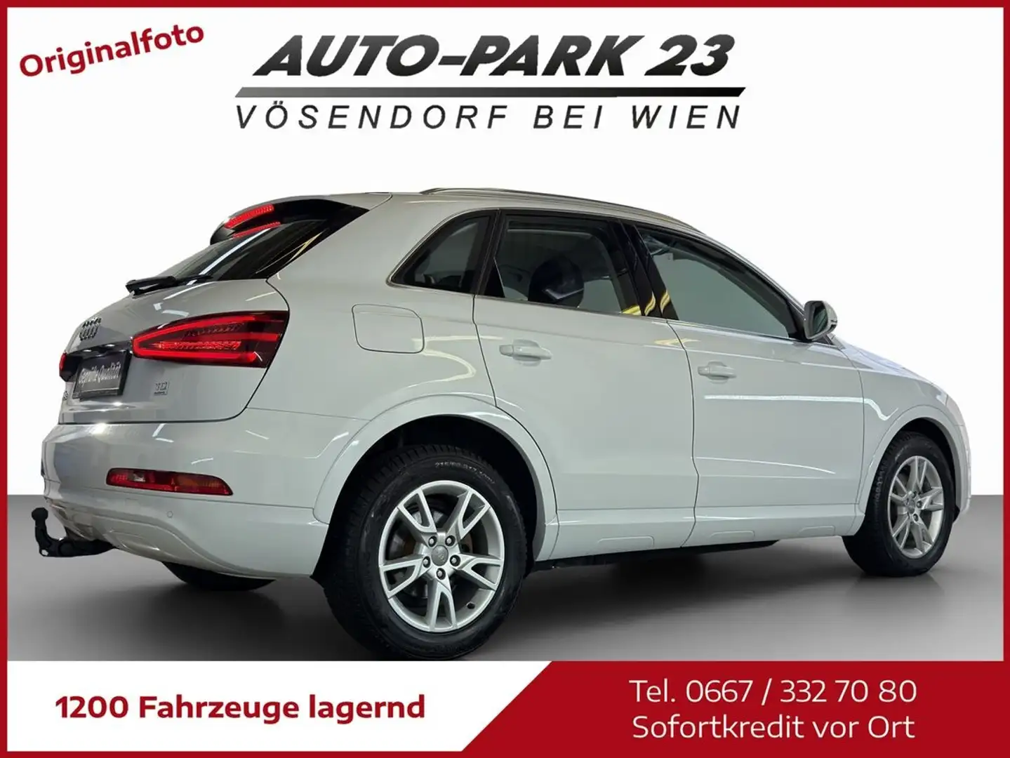 Audi Q3 2,0 TDI quattro*S-tronic*KAMERA*NAVI*MOD2015 Weiß - 2