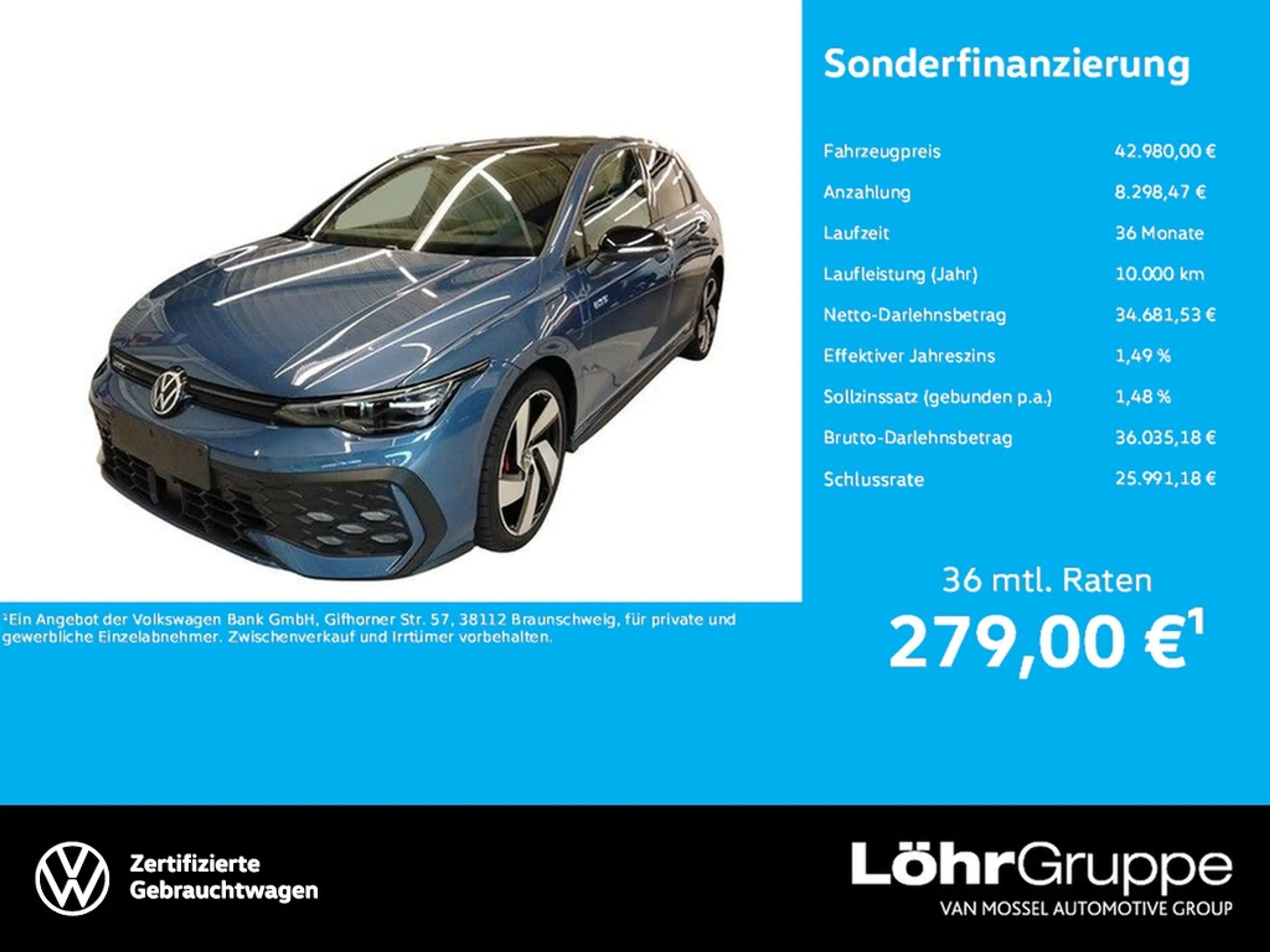 Volkswagen Golf GTE 1.5 TSI DSG eHybrid AHK, DCC