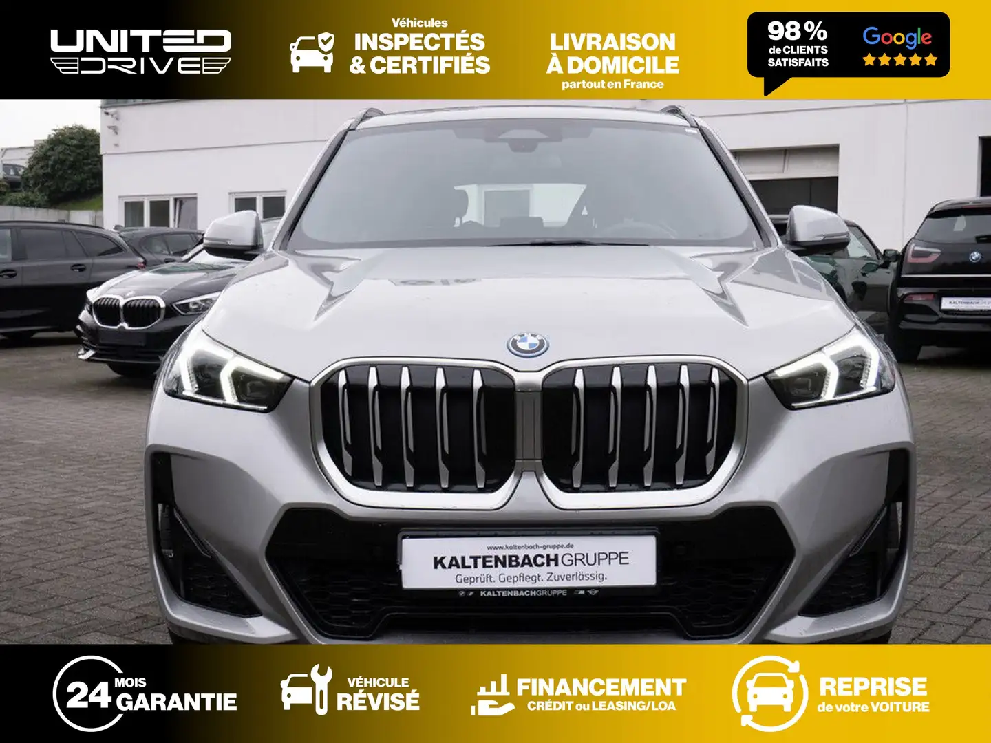 BMW X1 xDrive 25e 220 ch BVA6 M Sport 245CV Argent - 2