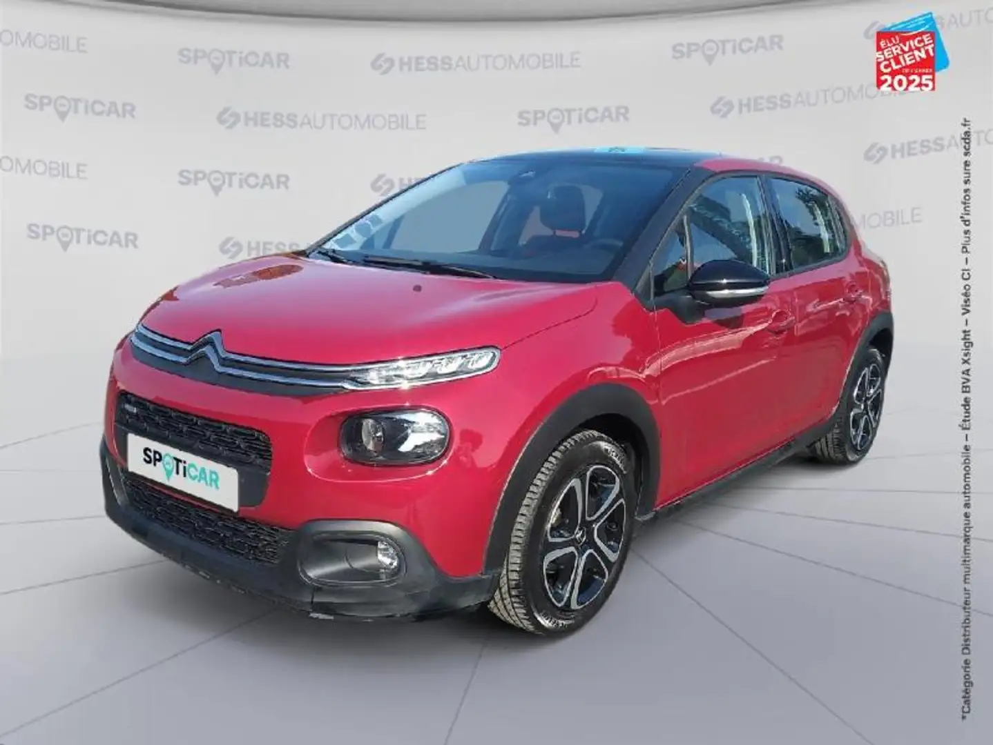 Citroen C3 PureTech 110ch Feel S\u0026S Rouge - 1