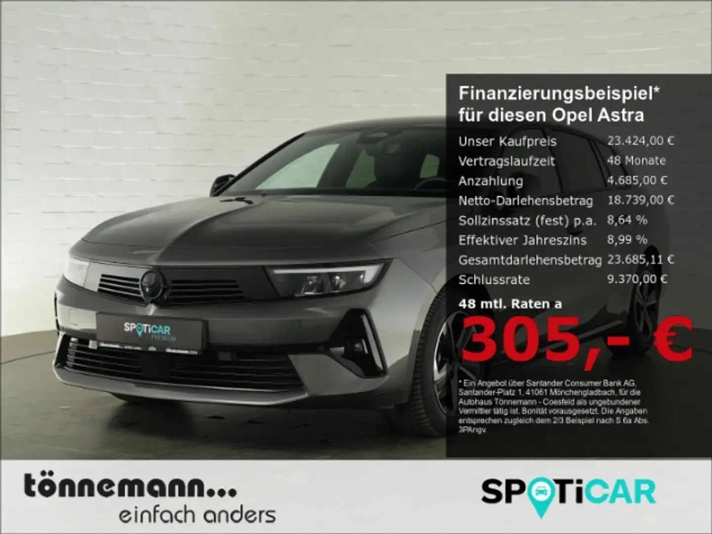 Opel Astra L ST GS+LED+NAVI+360 GRAD KAMERA+SITZ-/LENKRADHEIZ Grau - 1