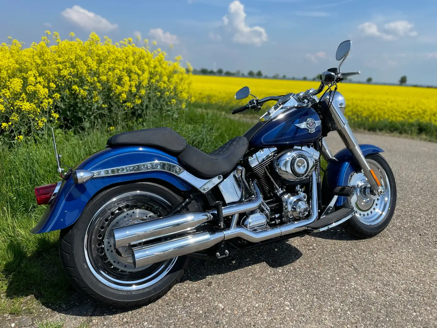 Harley-Davidson Fat Boy FLSTF 103 (mit Penzl) Modrá - 1