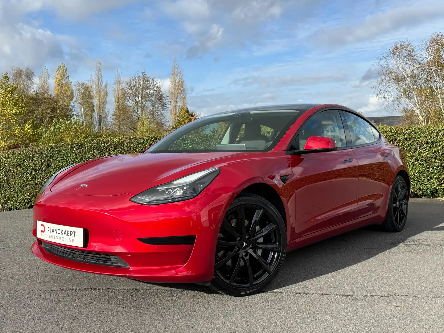 Tesla Model 3 Model 3 50 KWH Standard  plus  *Auto pilot/pano* Rouge - 1