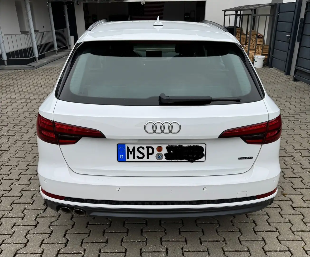 Audi A4 A4 Avant 2.0 TDI S tronic quattro sport Weiß - 2