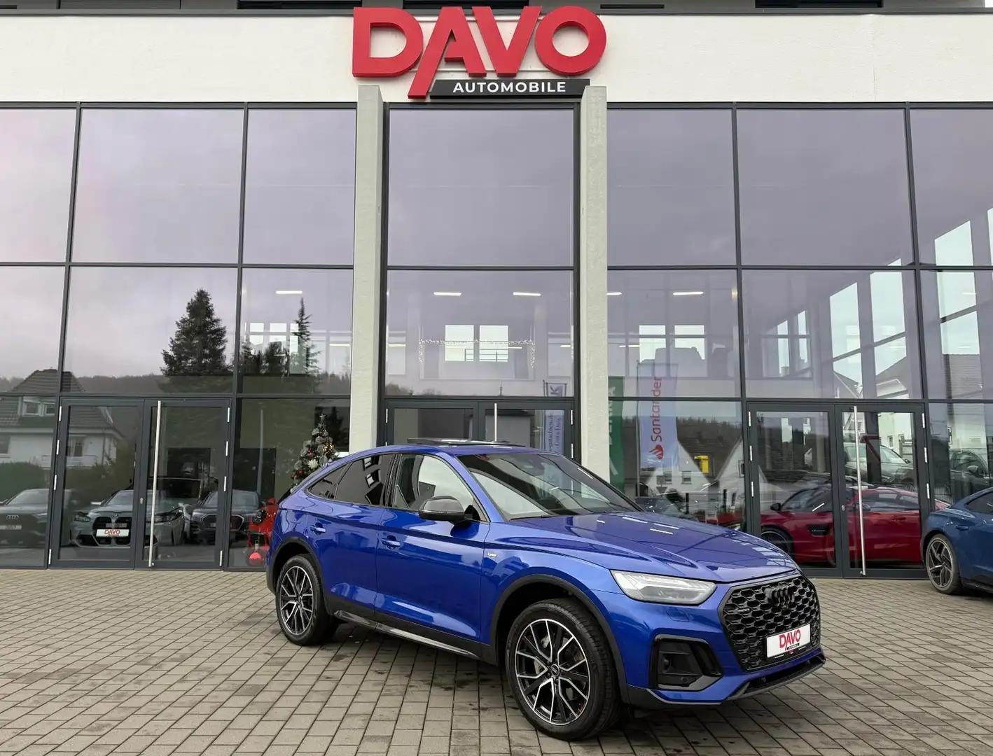 Audi Q5 Sportback 40 TDI quattro 3x S line/B&O/Pano Blauw - 1