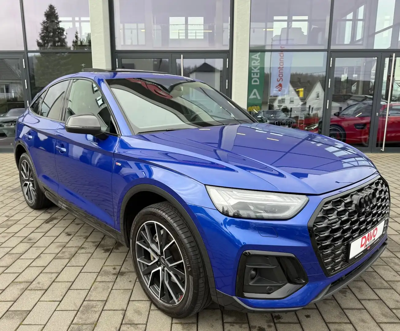 Audi Q5 Sportback 40 TDI quattro 3x S line/B&O/Pano Blauw - 2