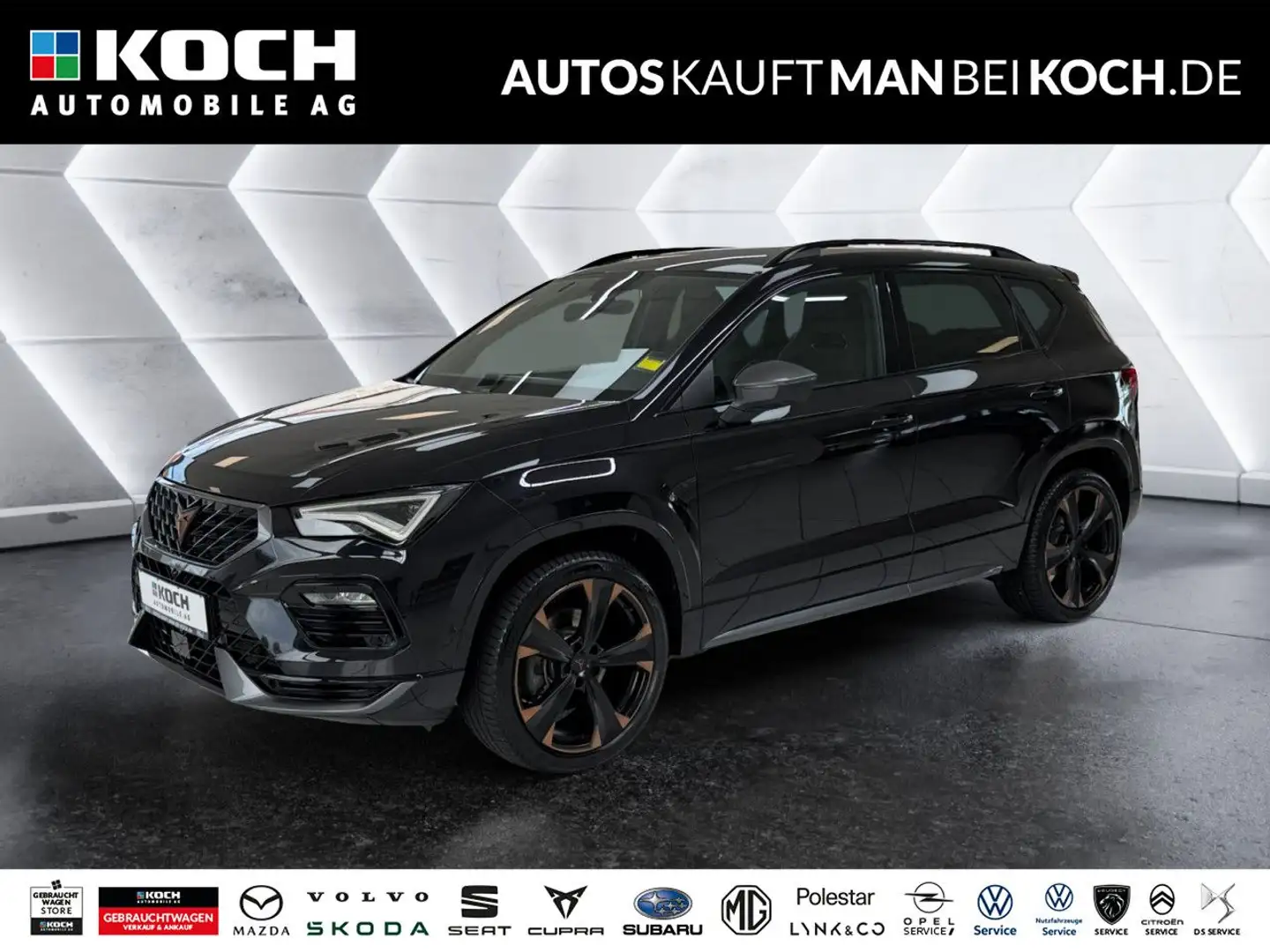 CUPRA Ateca 2.0 TSI DSG 4 Drive LED NAVI ACC AHK Schwarz - 1