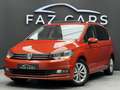 Volkswagen Touran 1.6 TDi SCR Highline *1ER PROP + 7 PL. + GARANTIE* Orange - thumbnail 1