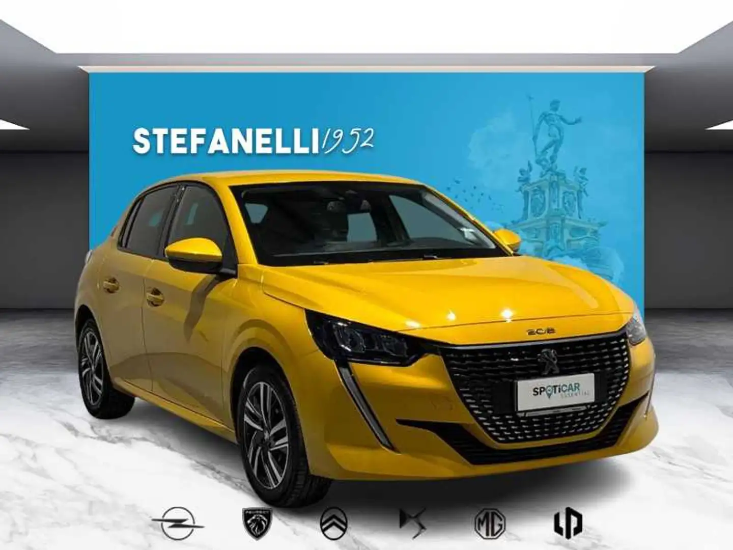 Peugeot 208 II 2019 - 208 1.5 bluehdi Allure Pack s&s 100cv Giallo - 1