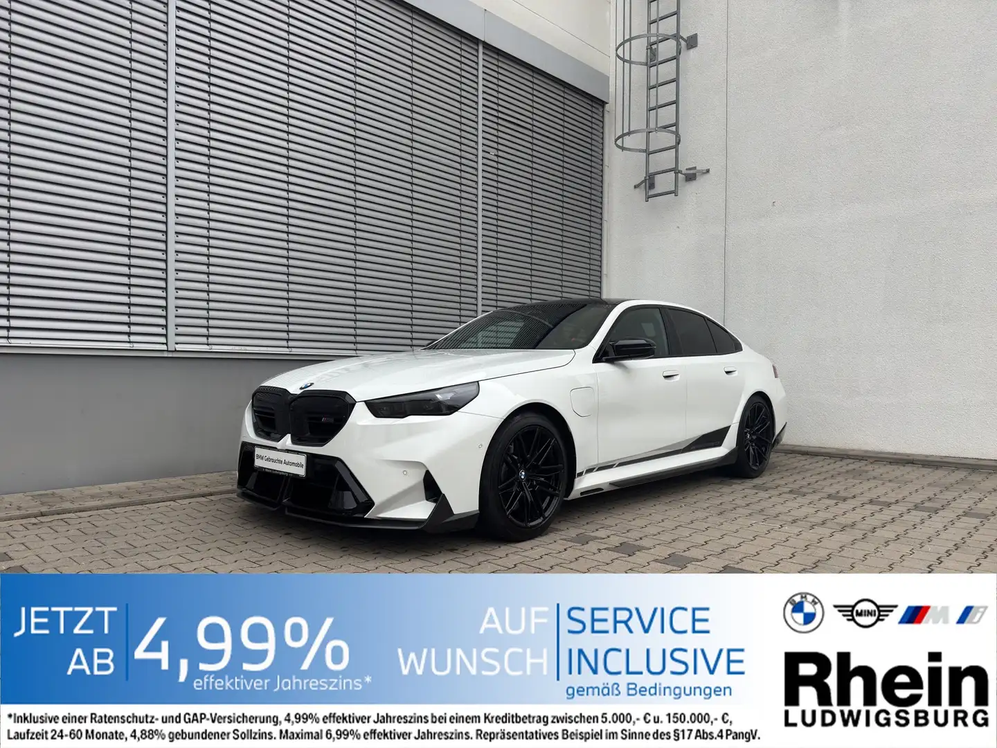 BMW M5 Limousine M-Performance Umbau Weiß - 1