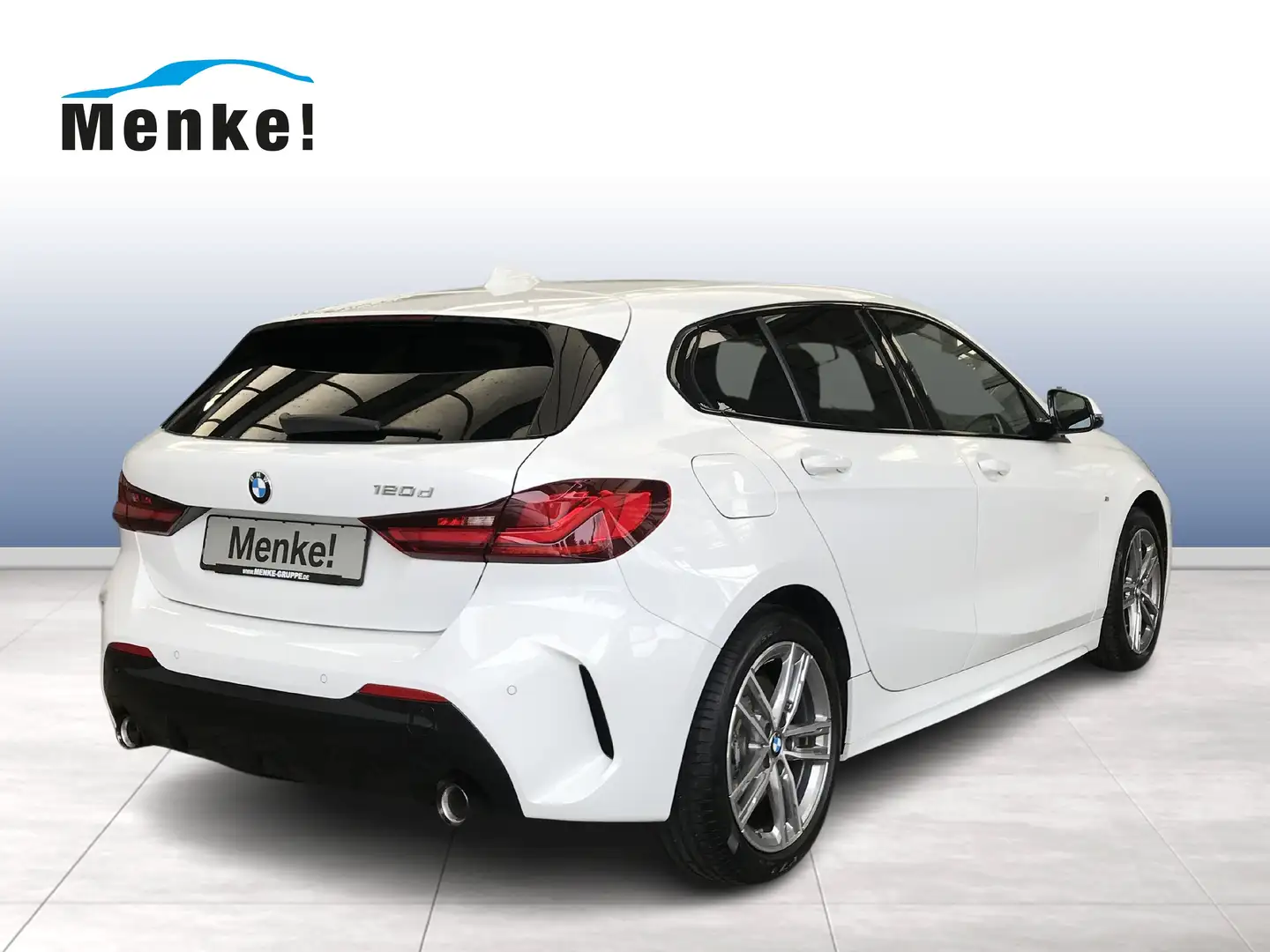 BMW 120 d A M Sport DAB LED Pano.Dach ACC + Stop&Go Blanc - 2
