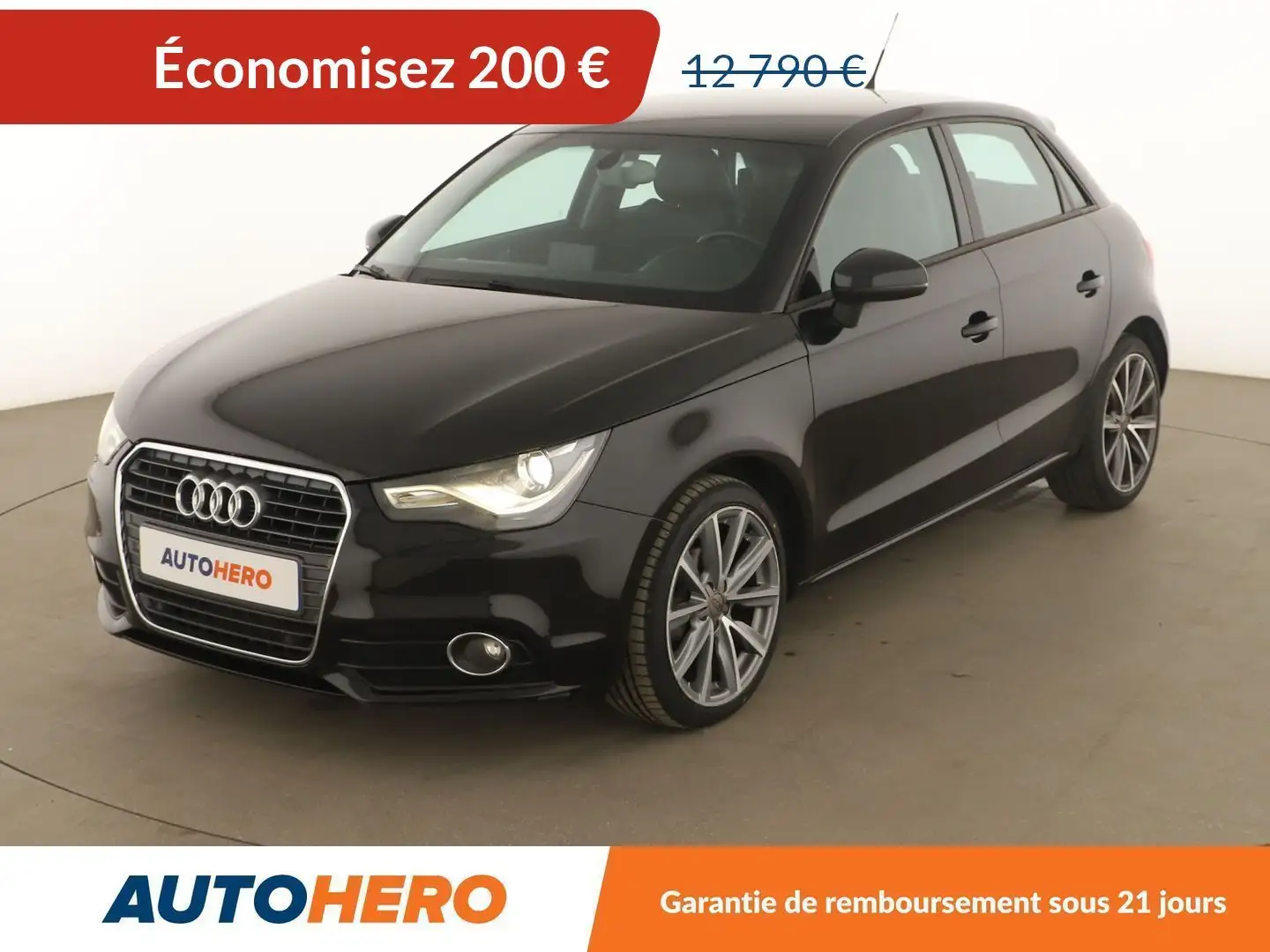 Audi A1 Sportback 1.6 TDI Ambition Luxe S Tronic Noir - 1
