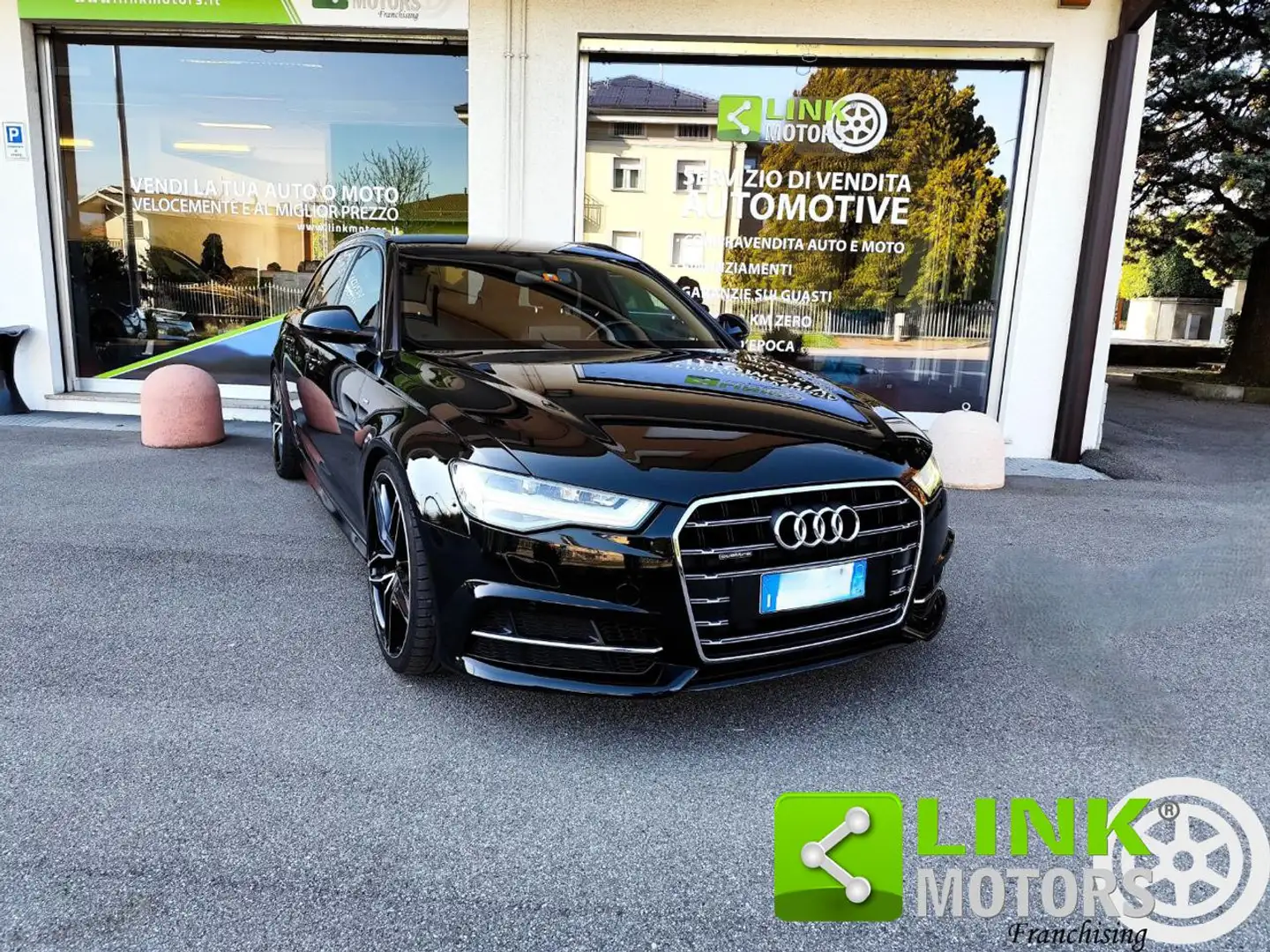 Audi A6 Avant 2.0 TDI S tronic Busin.Plus S Line GAR.INCL. Zwart - 1