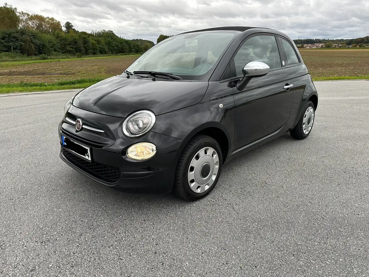 Fiat 500 Mirror Schwarz - 1