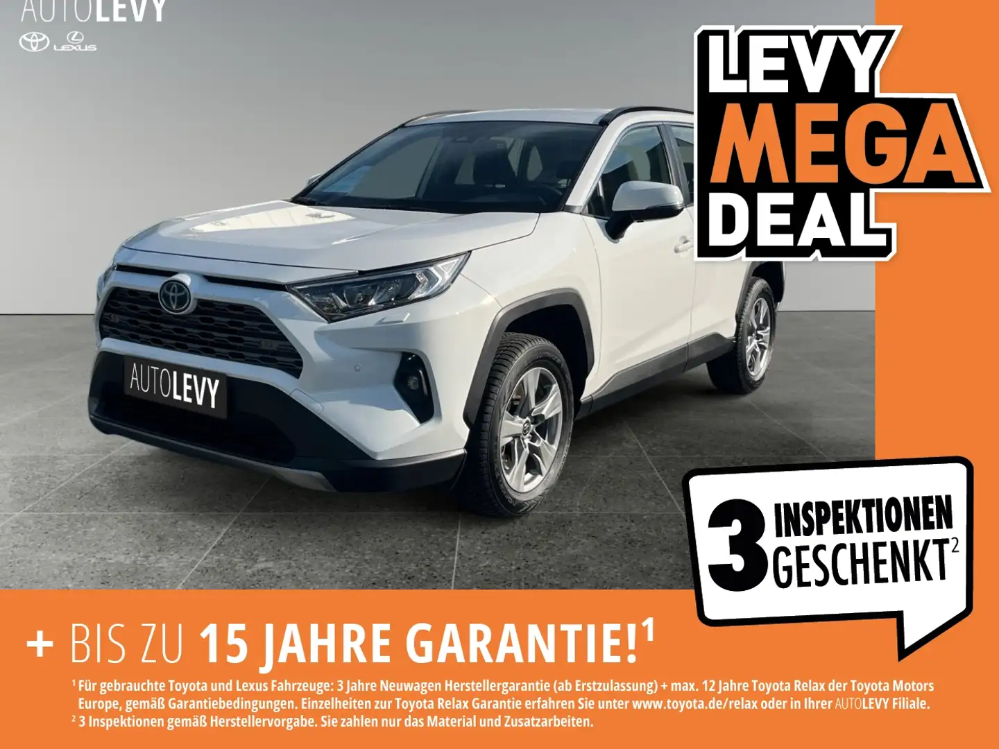 Toyota RAV 4 RAV4 - 2.5 l Hybrid Business Edition ACC*SHZ Weiß - 1