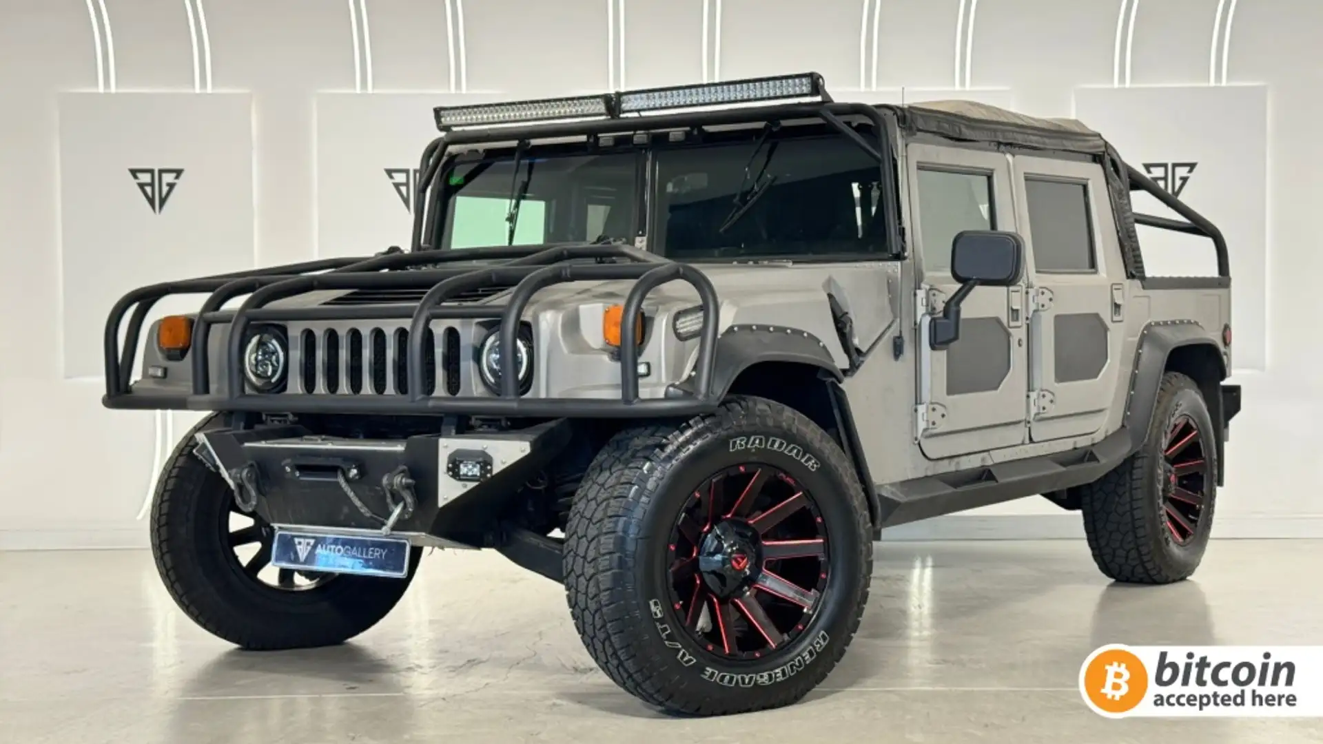 HUMMER H1 Open Top Grijs - 1
