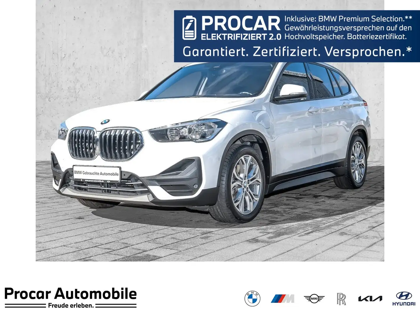 BMW X1 xDrive25e HUD PANO RFK NAVI Sound Syst. LM Weiß - 1