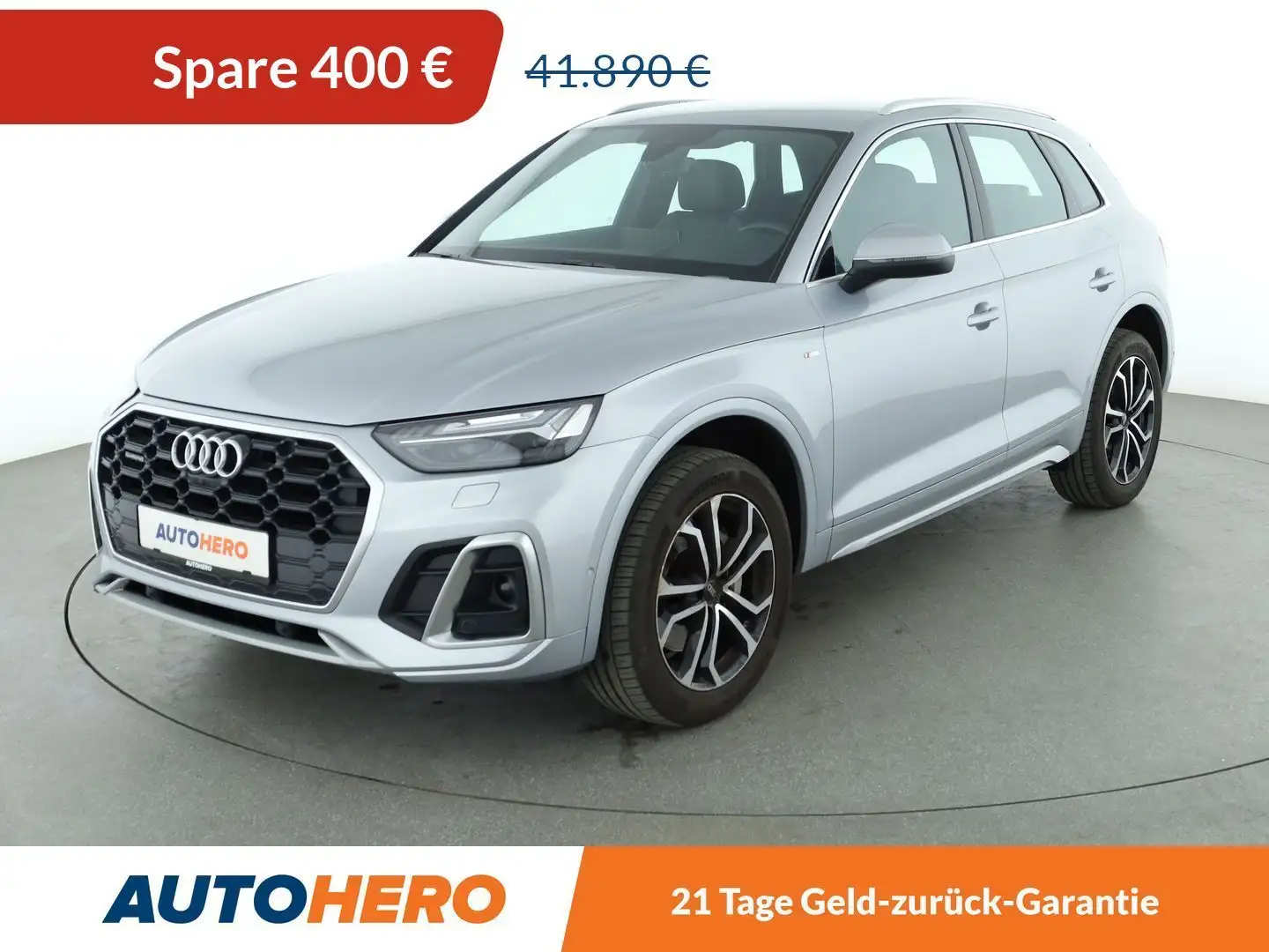 Audi Q5 50 TDI quattro S line Aut.*NAVI*360*ACC* Silber - 1