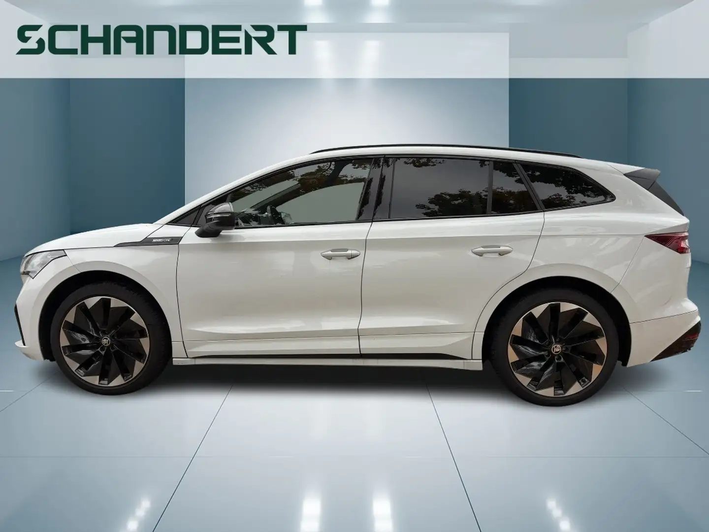 Skoda Enyaq 80 x Sportline Matrix Navi AHK Pano Klimaauto Blanc - 2
