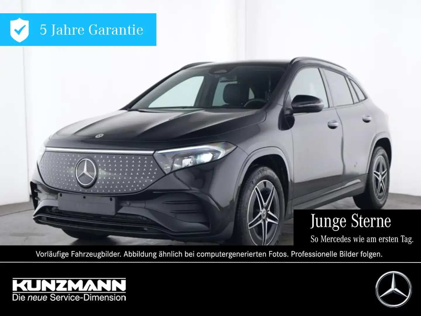 Mercedes-Benz EQA 300 4M AMG Night MBUX Distronic Kamera Klima Schwarz - 1