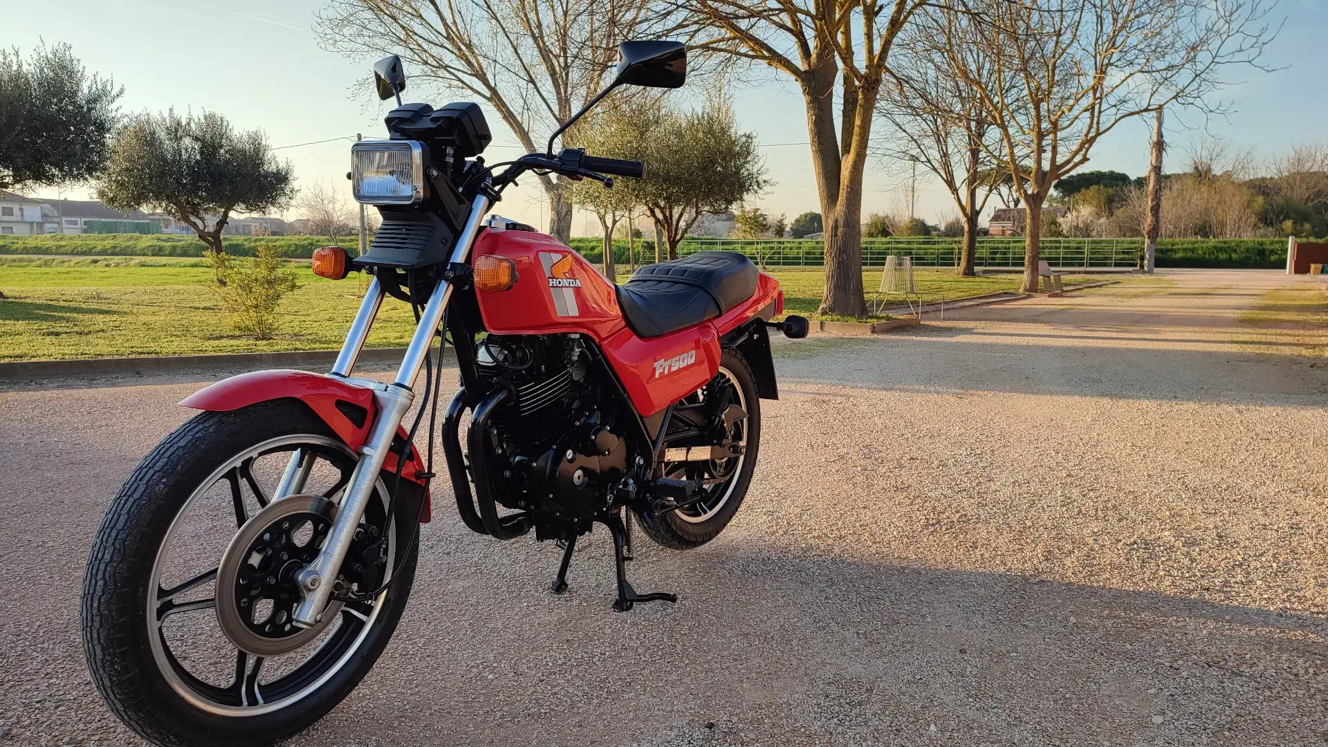 Honda FT 500 Targa oro ASI Km 6800 Red - 2