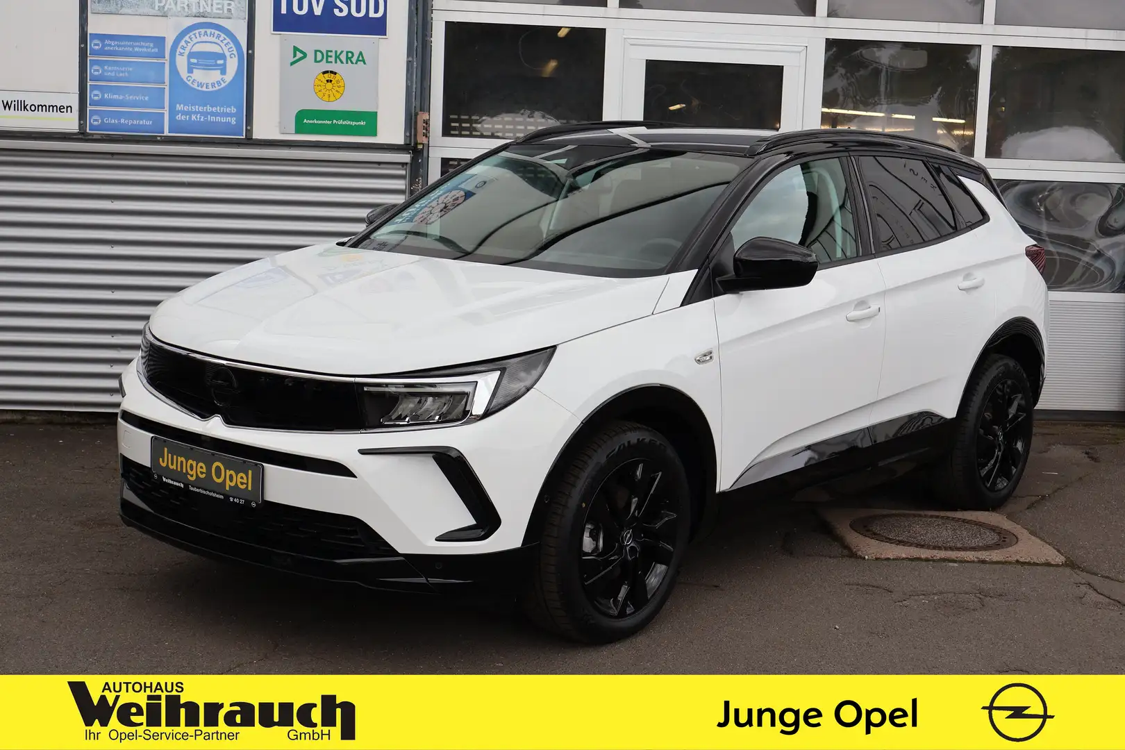 Opel Grandland 1.2 Turbo AT8 GS+R-Kamera+ Blanc - 1