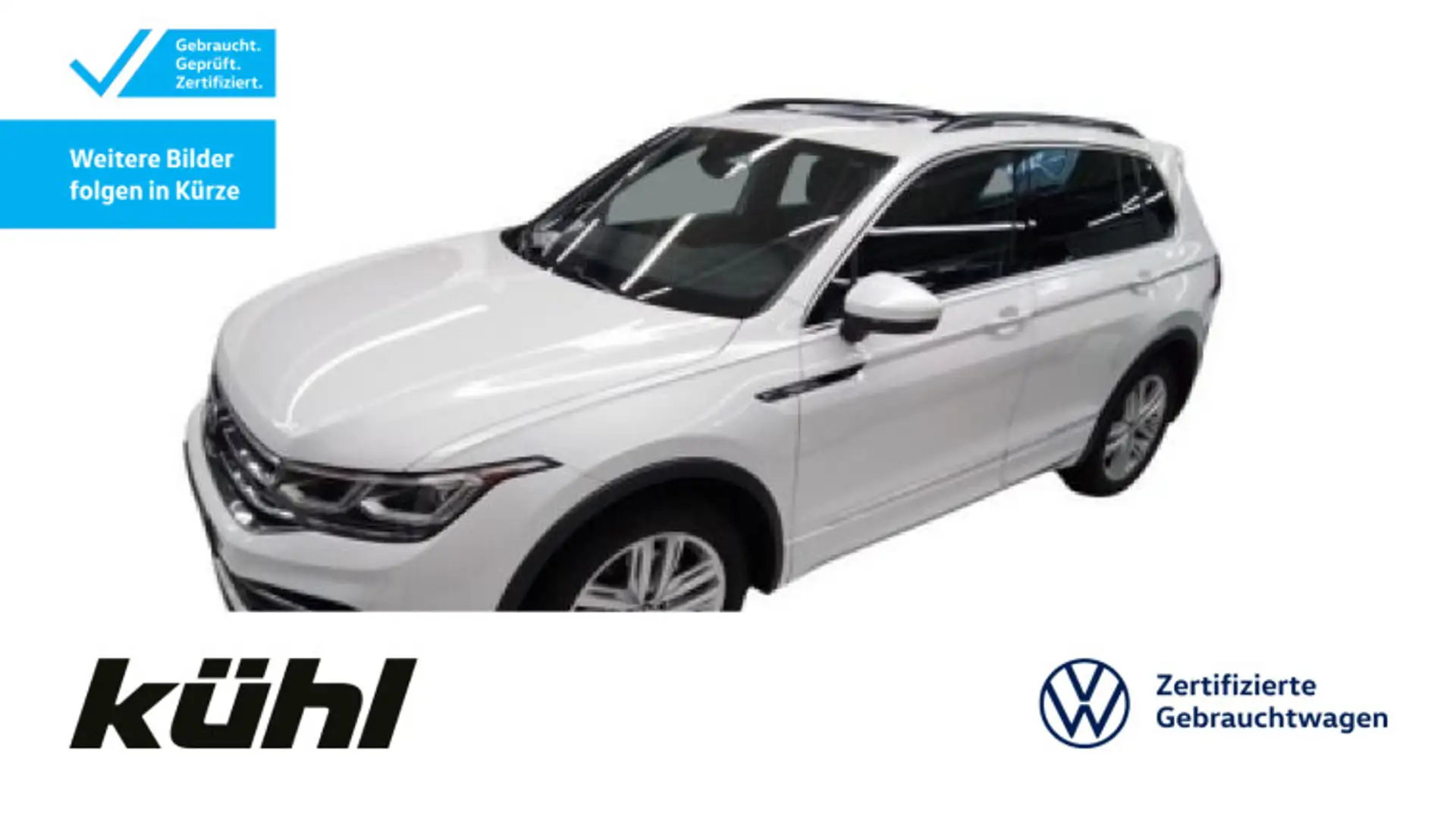 Volkswagen Tiguan 2.0 TDI 4M DSG R-Line IQ.Light ACC DCC Hu Weiß - 1