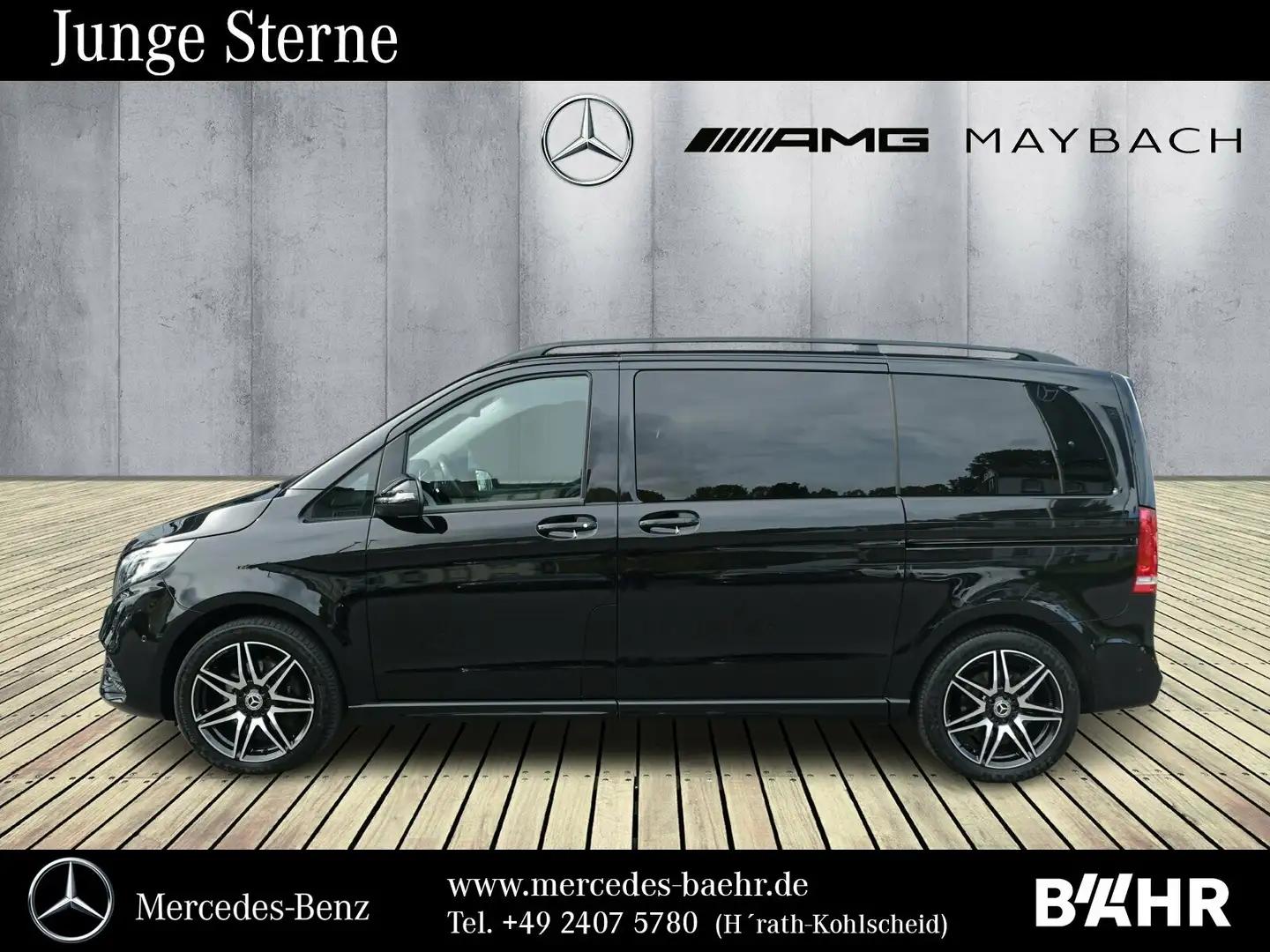 Mercedes-Benz V 300 V 300 d 4M Kompakt AMG/Burmester/360°/AHK/LMR19" Noir - 2