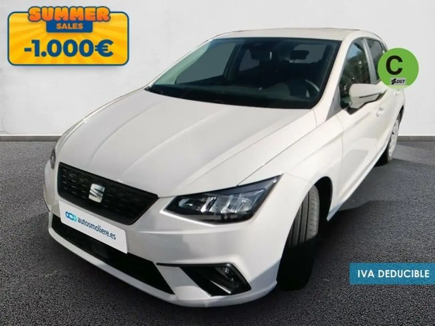 SEAT Ibiza 1.0+MPI+Reference+Plus+59+kW+%2880+CV%29 Blanco - 1
