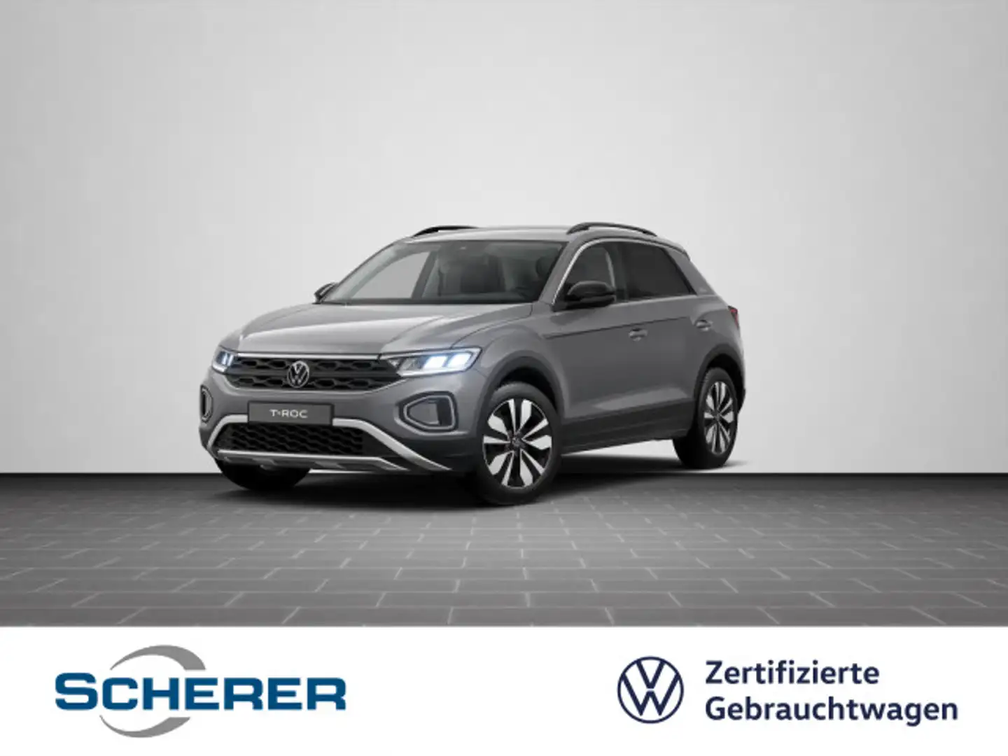 Volkswagen T-Roc GOAL 1.0 TSI LED NAVI EPH SHZ ACC Grau - 1