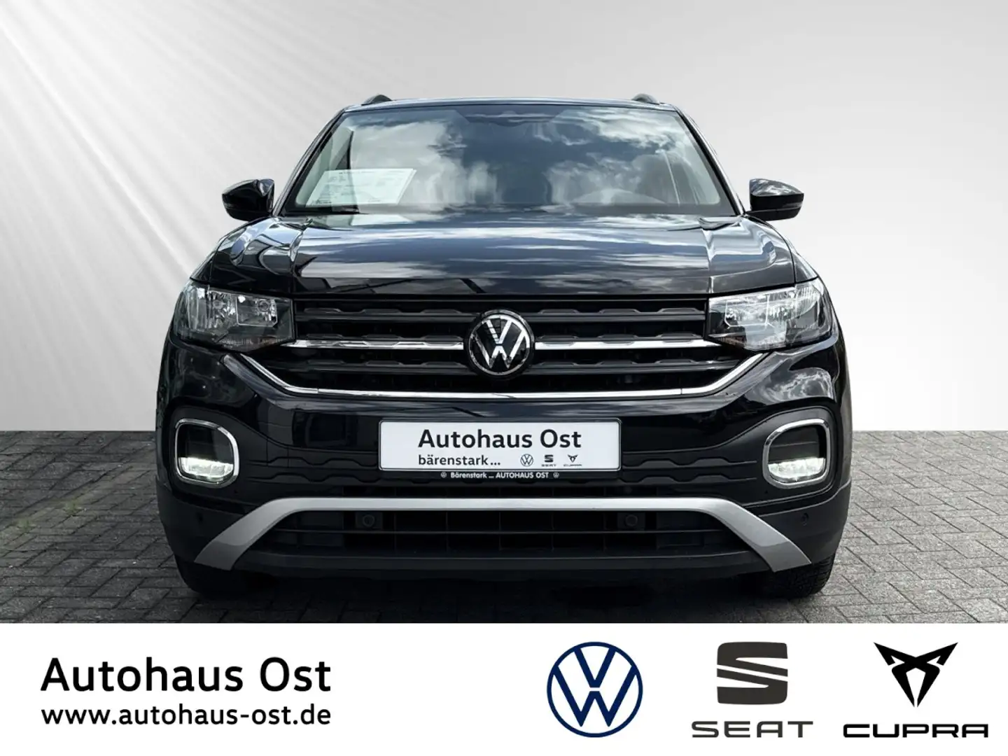 Volkswagen T-Cross 1.0 TSI Active Klima Navi Einparkhilfe Schwarz - 2