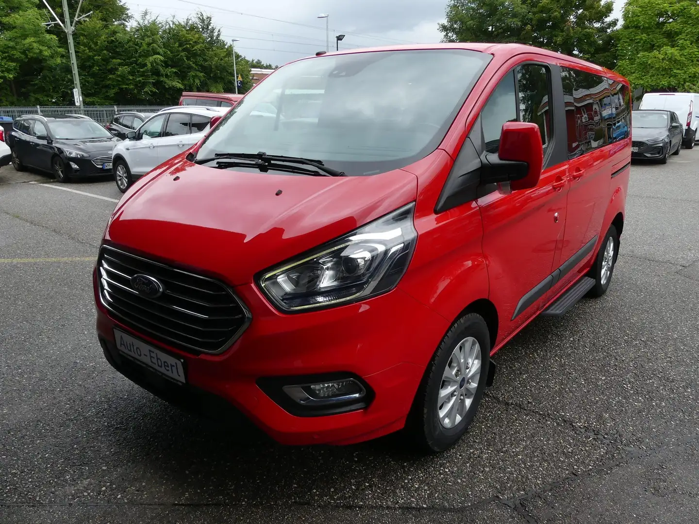 Ford Tourneo Custom 320 L1 Tourneo 8 sitzer *Automatik*AHK* Rot - 1