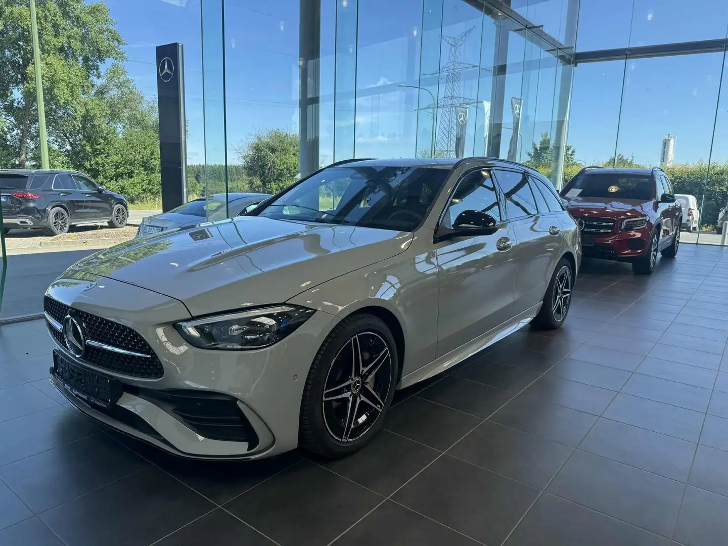 Mercedes-Benz C 200 C Break 200 d AMG Line - 360° - GRIS ALPIN Gris - 1