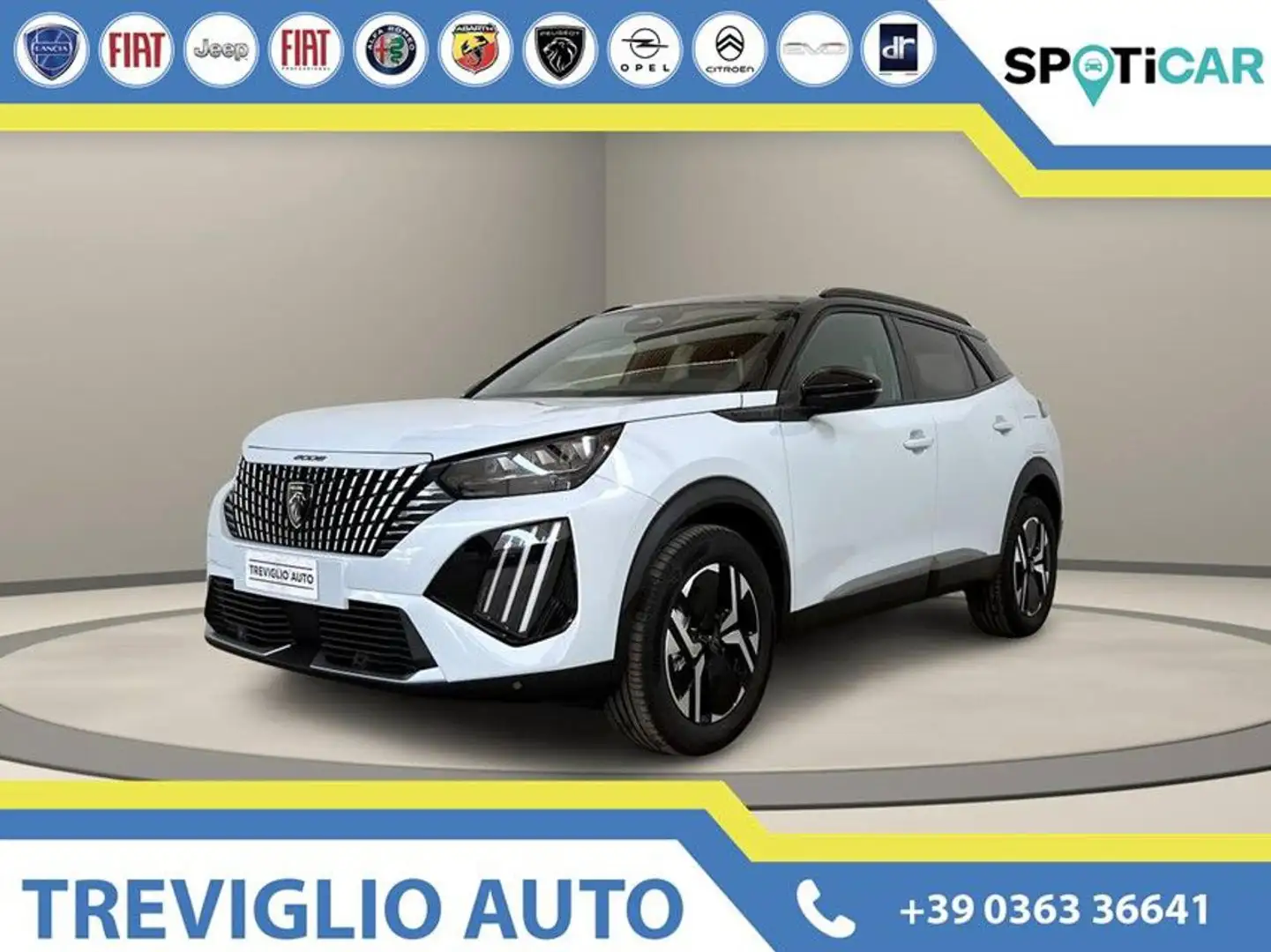 Peugeot 2008 Hybrid 145 e-DCS6 GT Bianco - 1