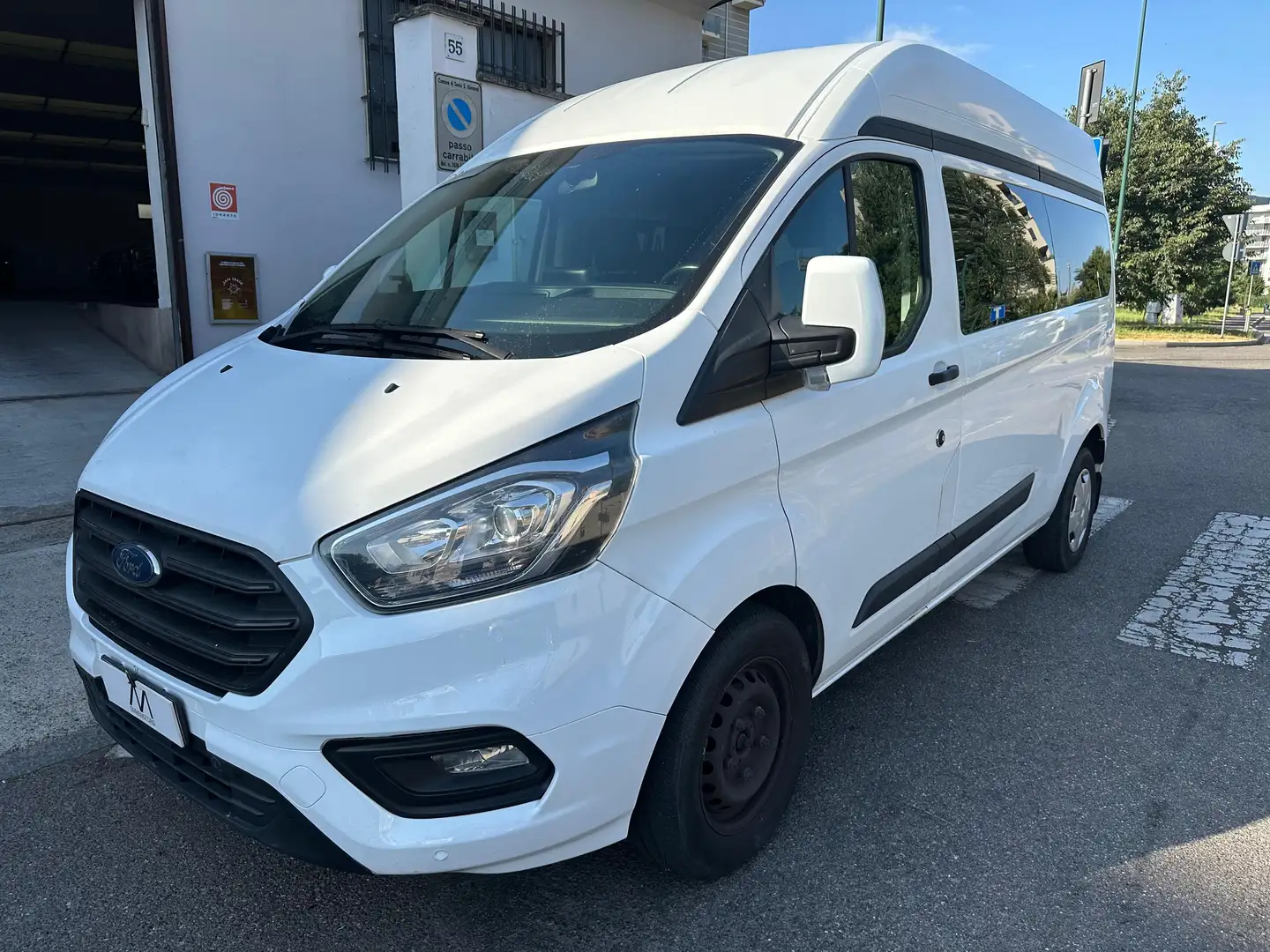 Ford Transit Custom 2.0TDCi 170CV L2H2 - AUT/NAVI/CAMERA/GANCIO TRAINO Bianco - 1