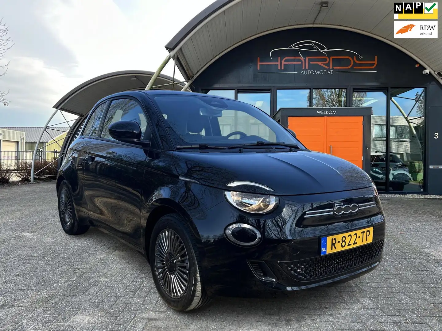 Fiat 500 Icon 42 kWh 96% SOH 1e EIG NL-AUTO RIJKLAARPRIJS! Schwarz - 1