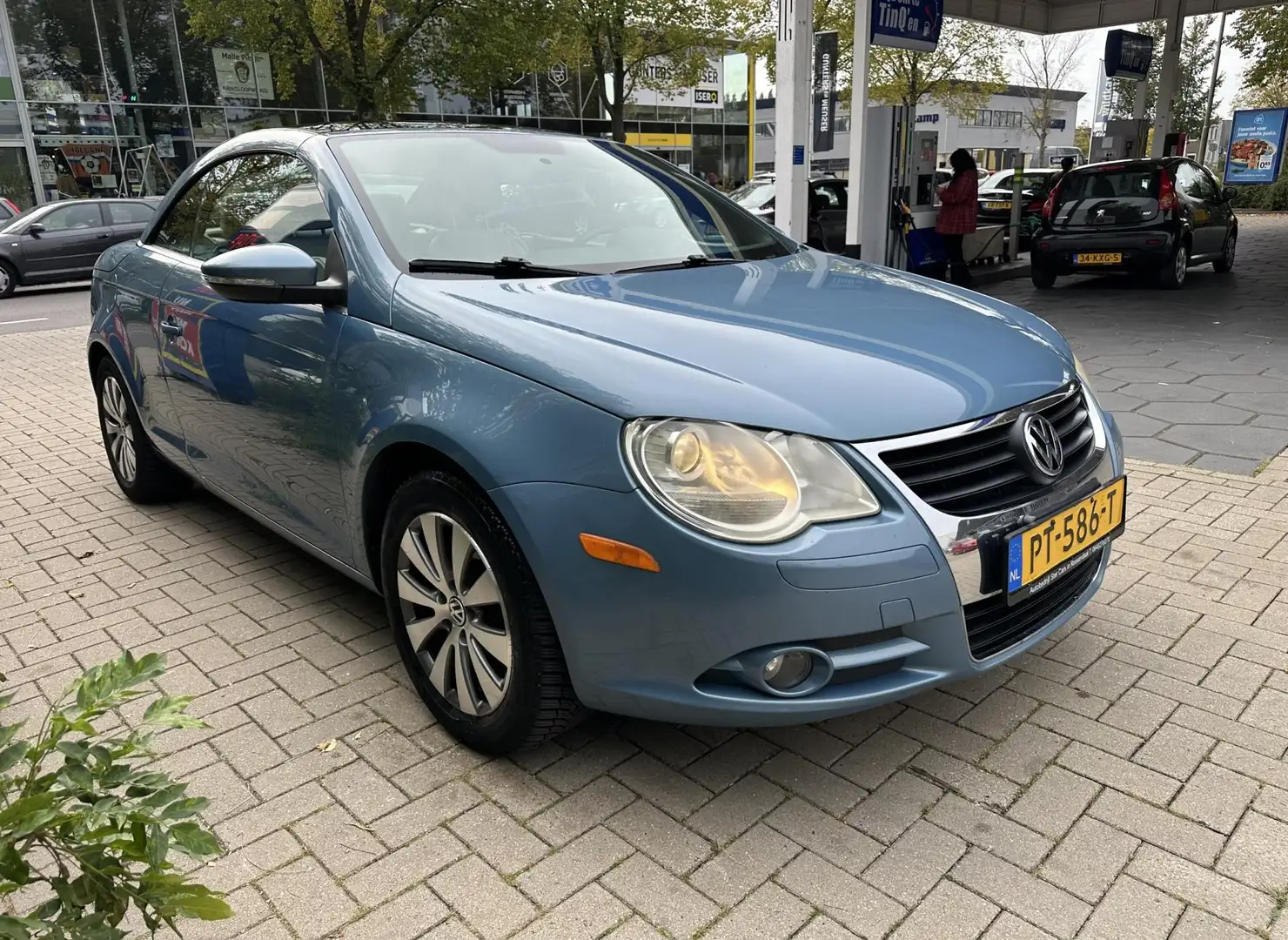 Volkswagen Eos 2.0 TSI Highline prachtige auto Blauw - 2