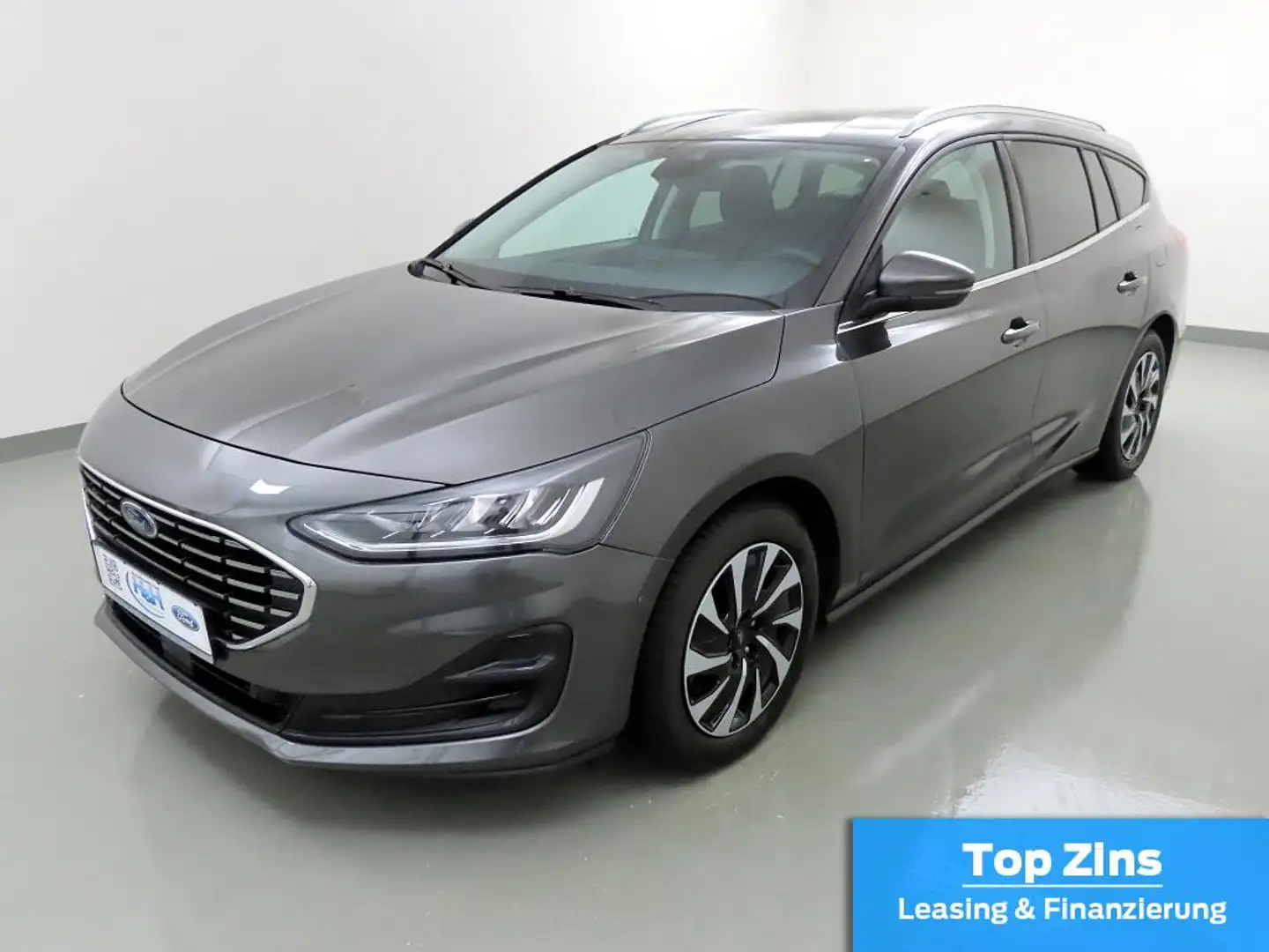 Ford Focus Turnier 1.0 M-Hybrid Titanium LED+ParkAss Grau - 2