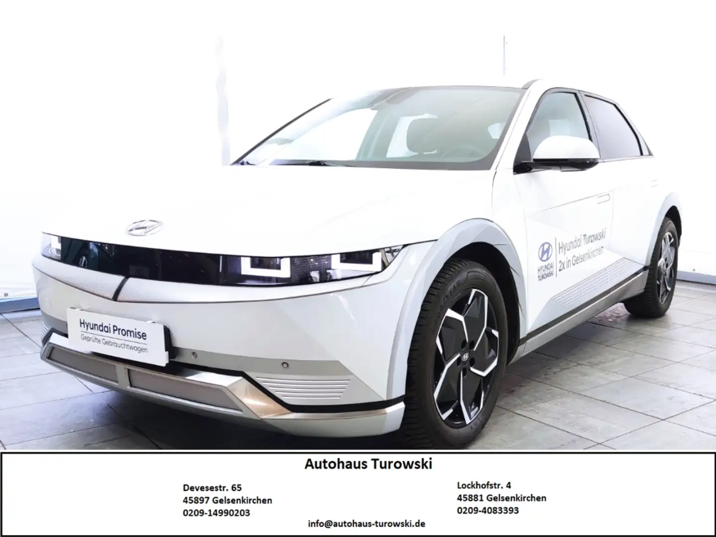 Hyundai IONIQ 5 Techniq LED Sitz.Pak. LEDER e.Heckklap StandHZG Na Blanc - 1