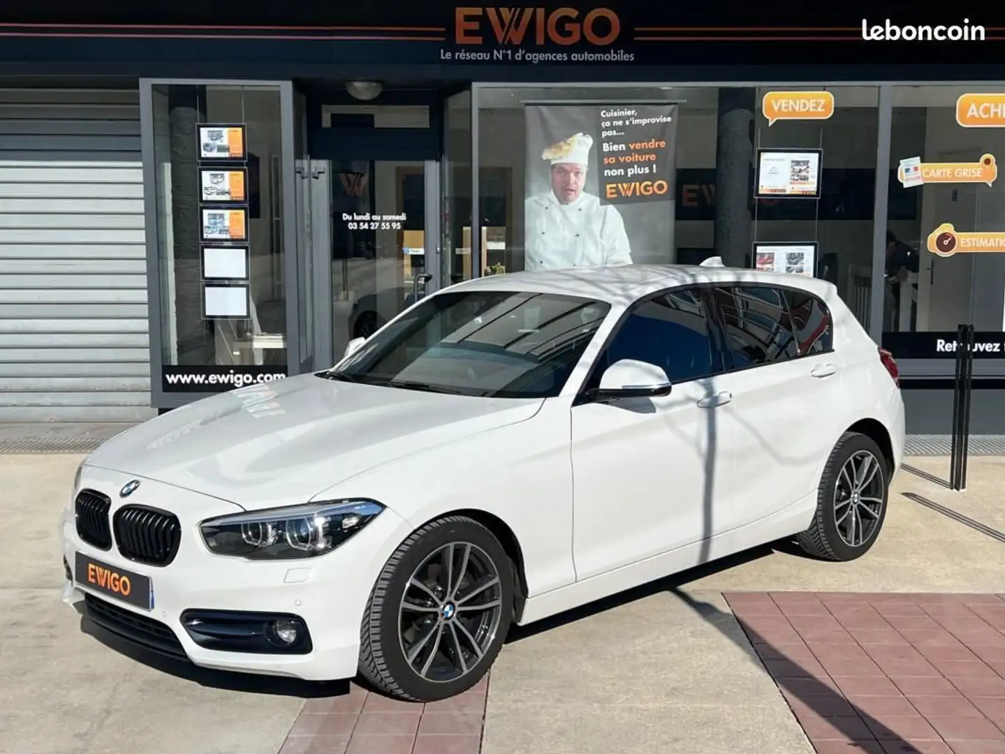 BMW 118 118i 136 ULTIMATE M-SPORT BVA8 COCKPIT SIÈGES CHAU Blanc - 1