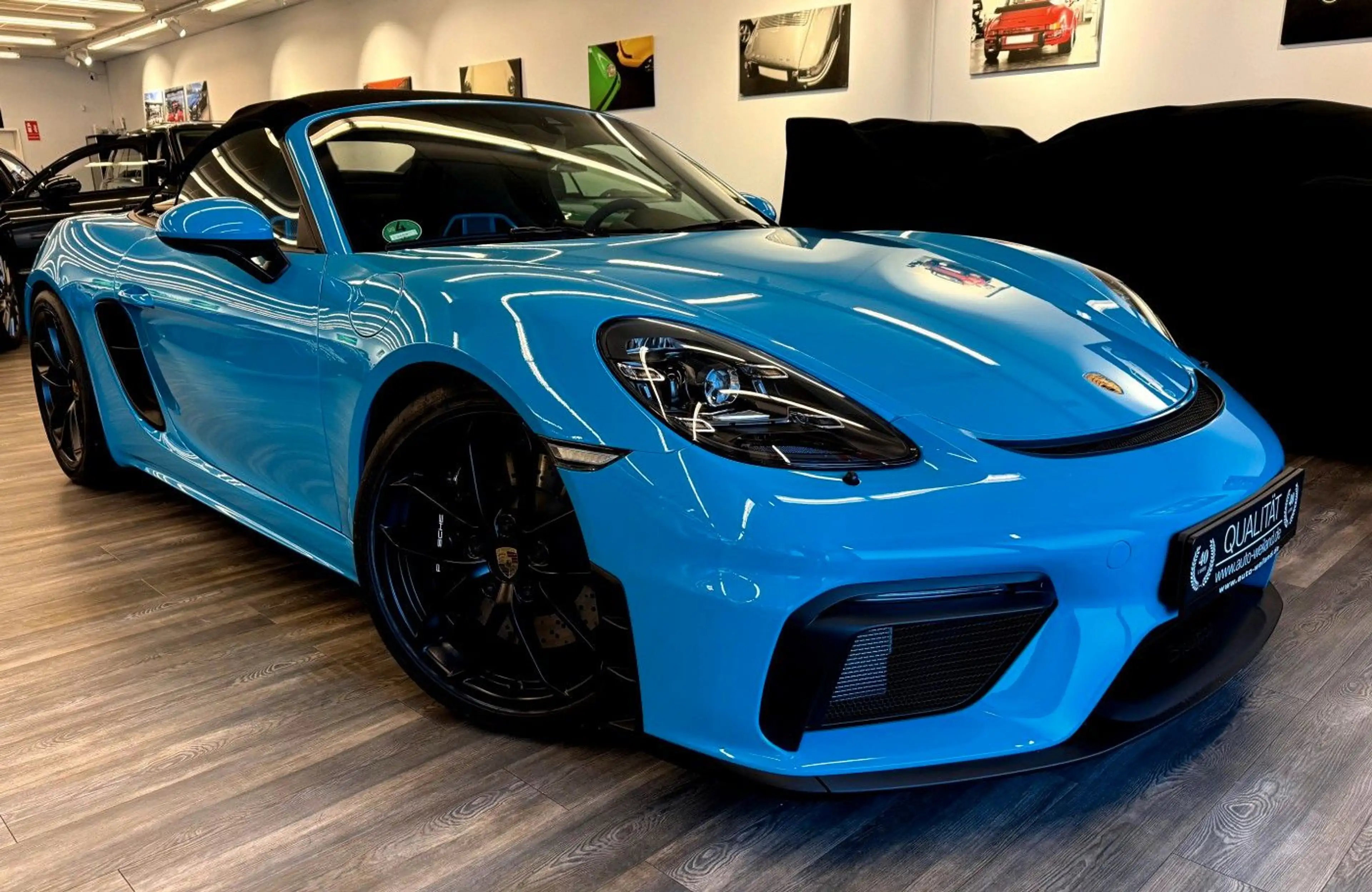 Porsche Boxster 718 Spyder 1.Hand Sportsitze Miami Blau — photo 6